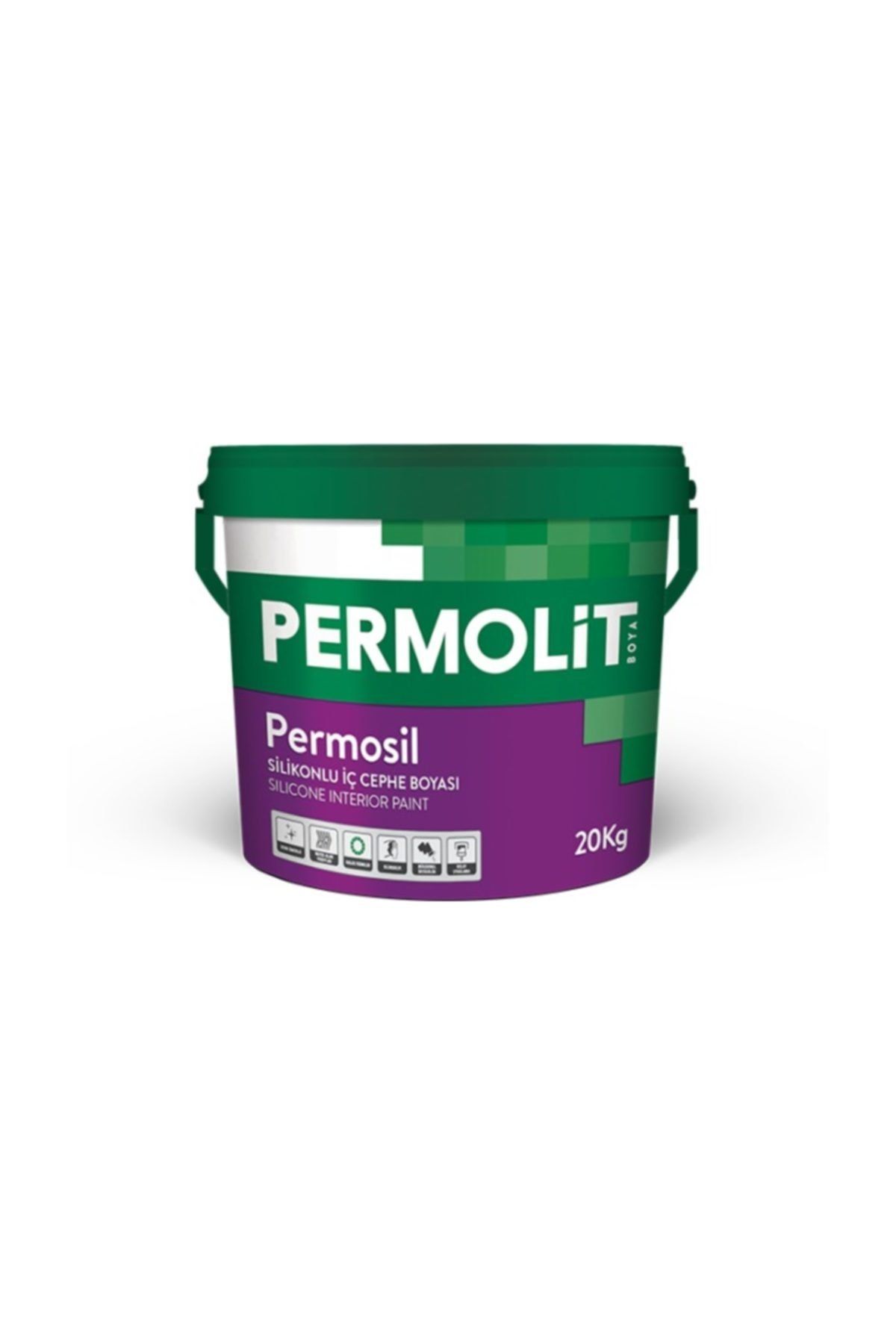 Permolit Permosil Silikonlu Iç Cephe Boyası 20 Kg 105 Buz Beyazı