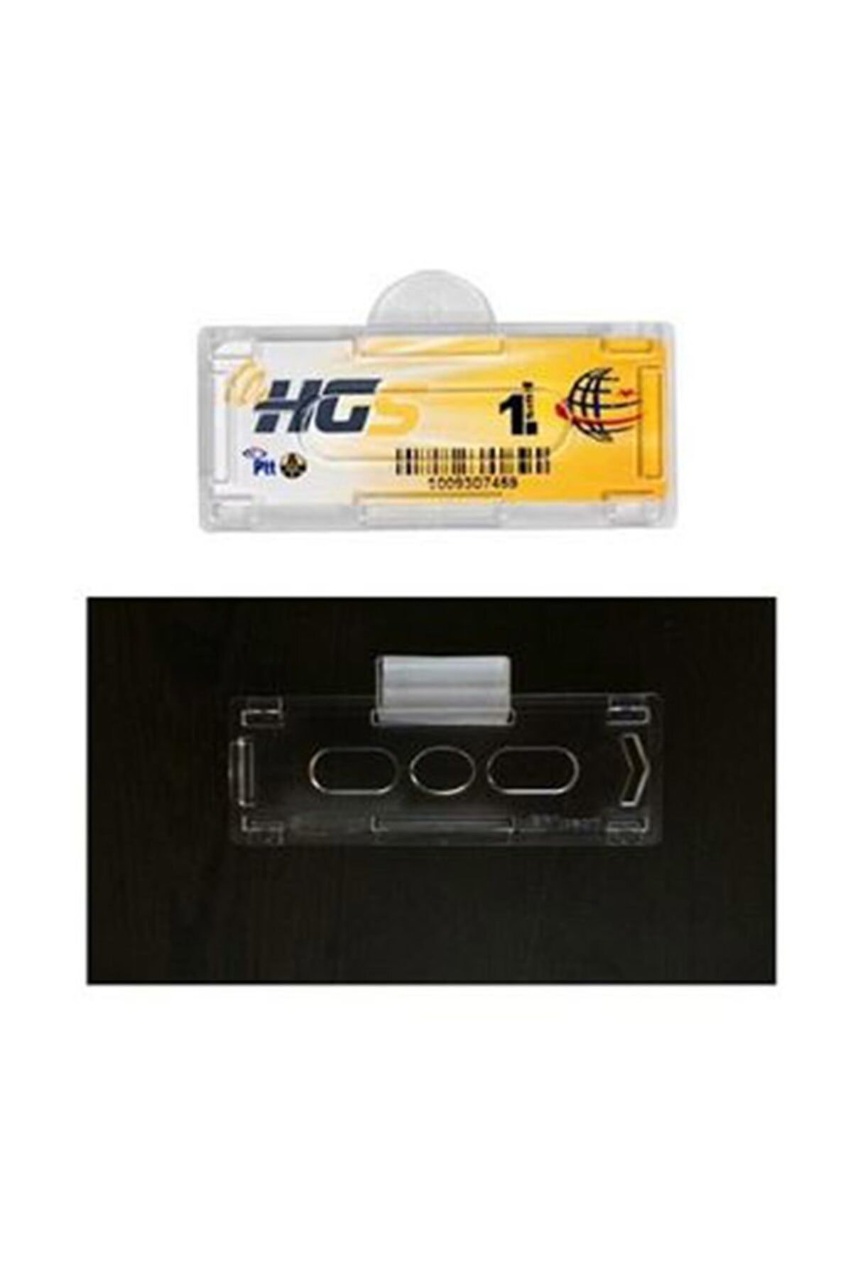 narım 10 Adet Hgs Etiket Kabı Şeffaf Yapıştırmalı Sert Plastik Hgs Takmatik