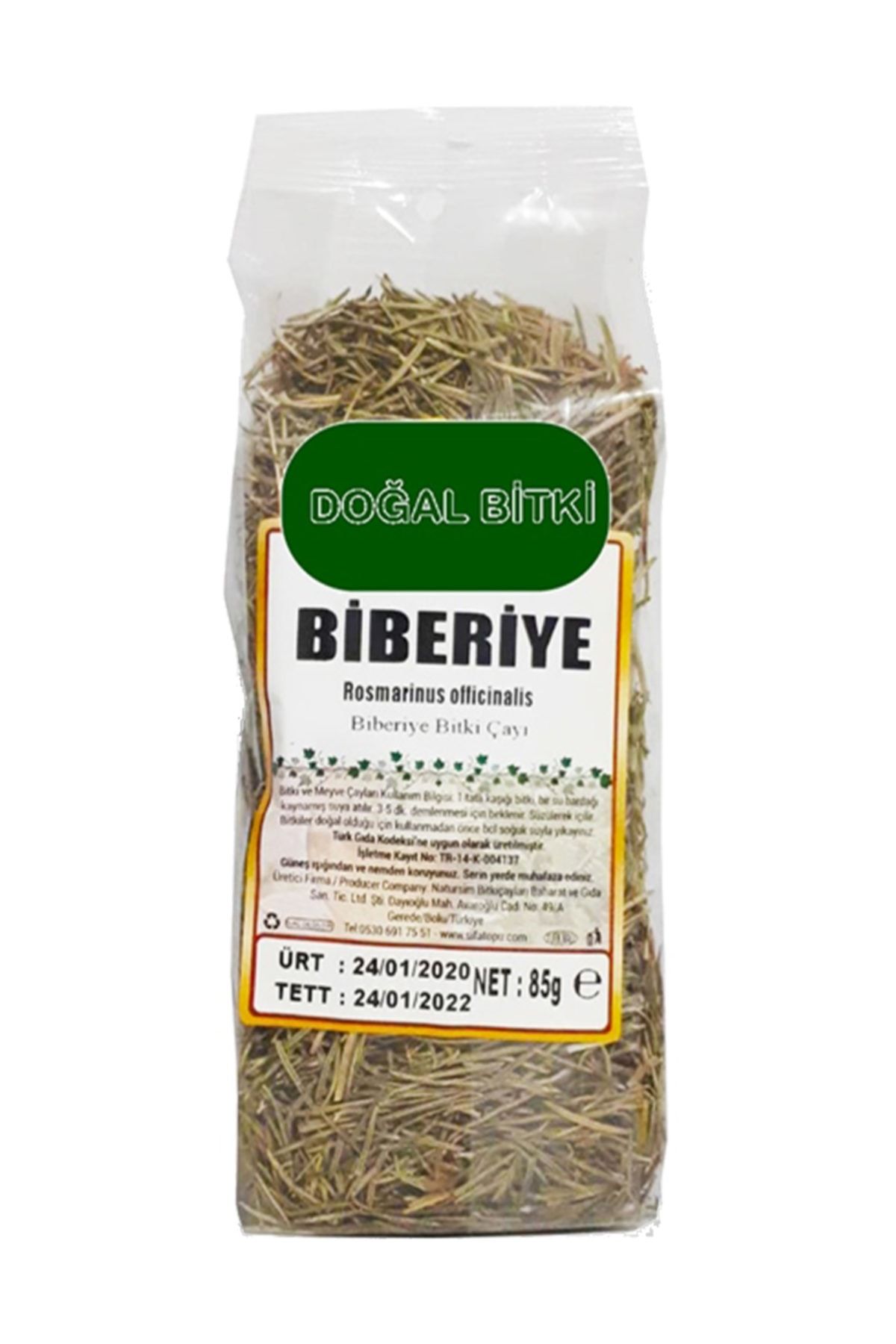 EFFE Bitki Diyarı Biberiye Bitki Çayı Paket 85gr