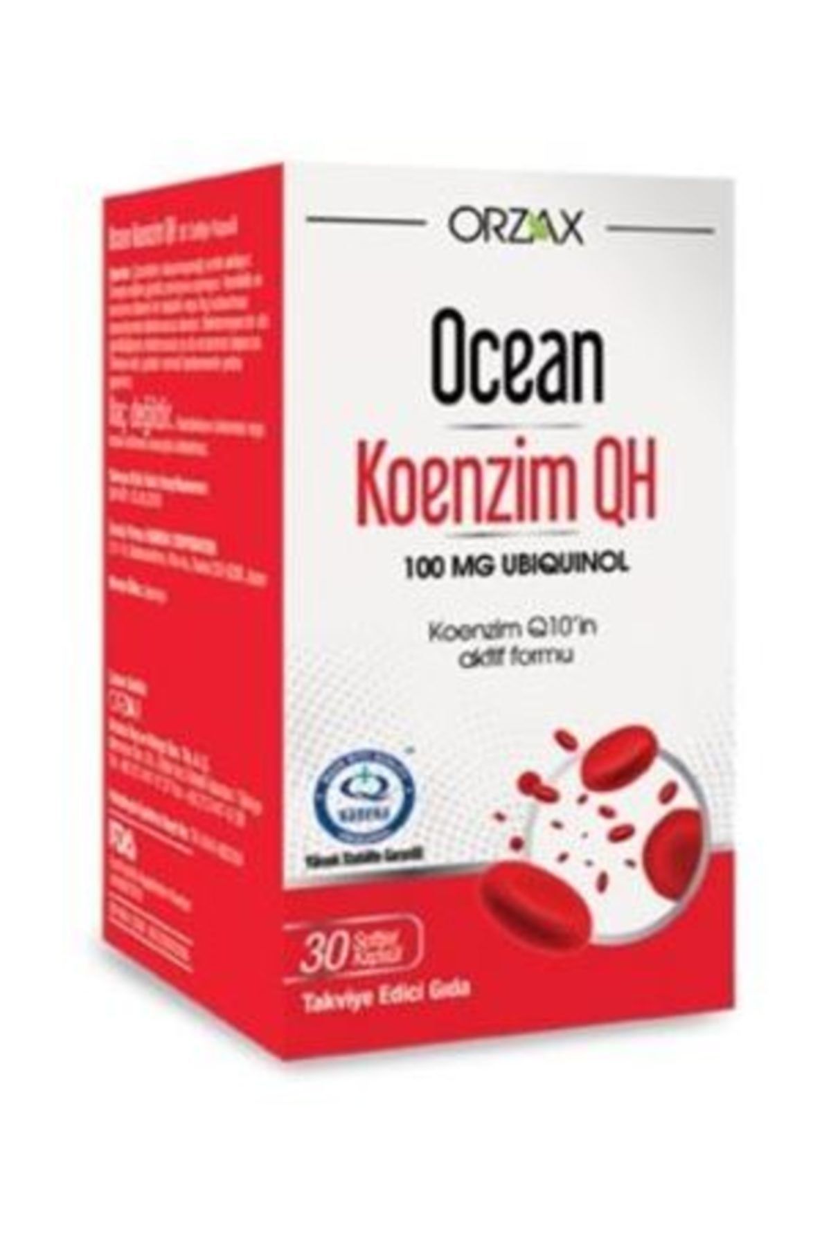 Ocean Koenzim Qh 100 mg. 30 Kapsül 3'lü Paket