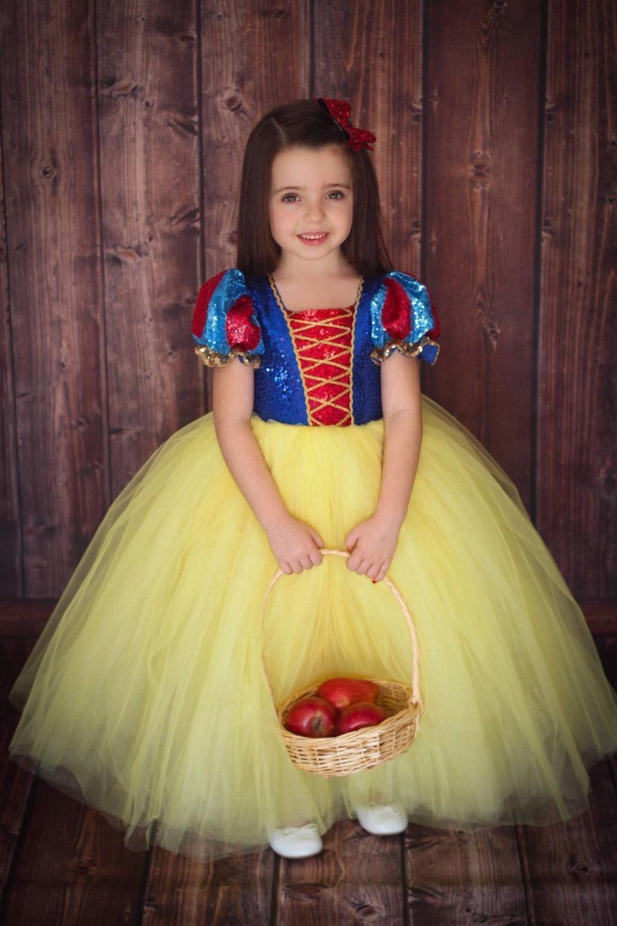 Genel Markalar Kız Çocuk Sarı Berra Tarlatanlı Pelerinli Taçlı Pamuk Prenses Kostüm - Çocuk Pamuk Prenses Elbisesi