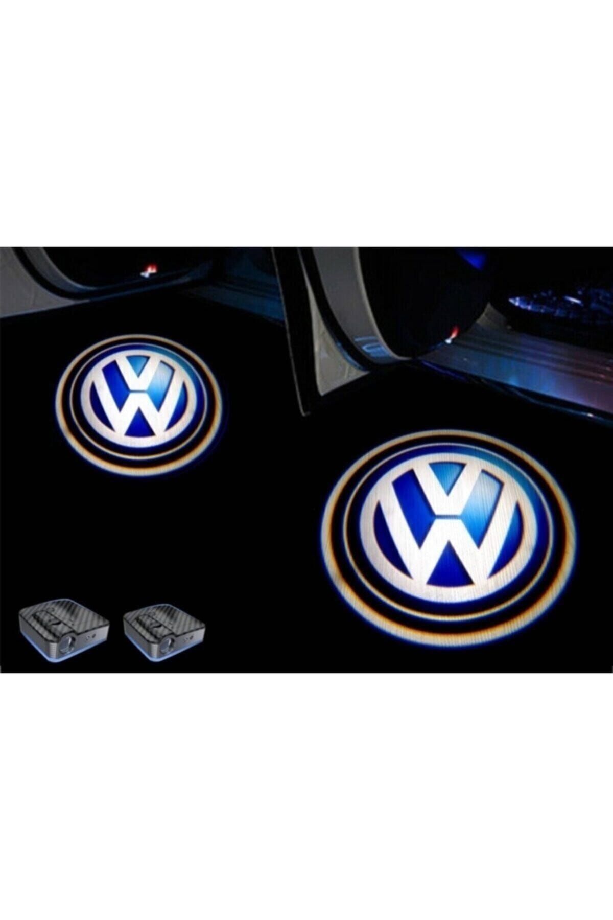 Sahlan Volkswagen Araçları Kapı Altı Led Logo Mesafe Sensörlü Yeni Nesil