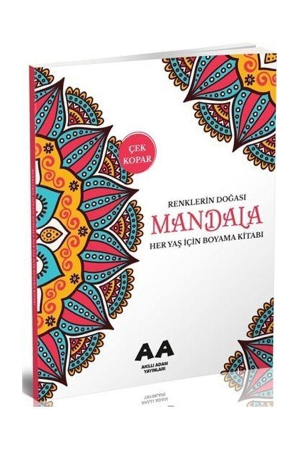 Akıllı Adam Mandala Renklerin Doğası Her Yaş Için Boyama Kitabı