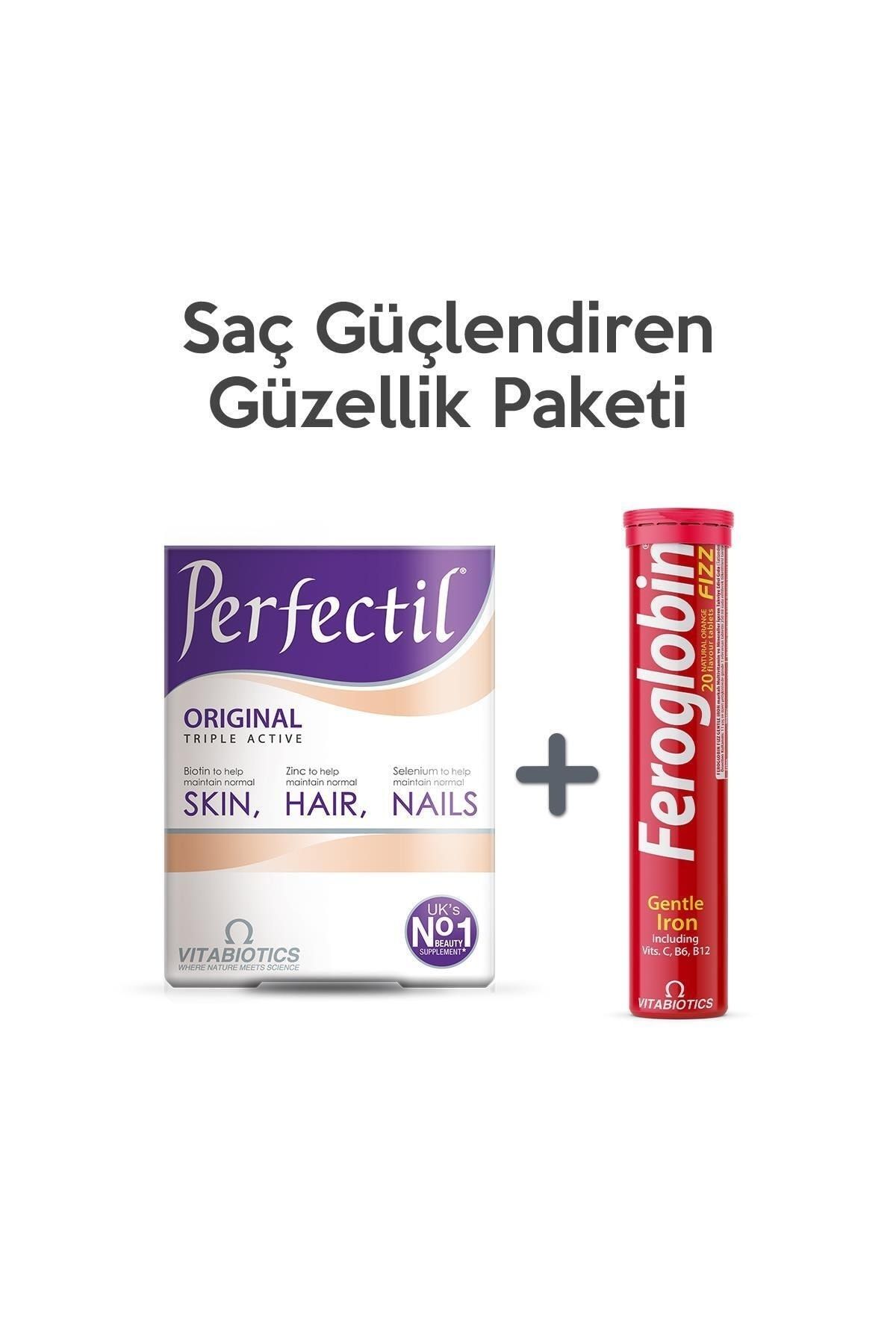 Perfectil Feroglobin Fizz - Saç Güçlendiren Güzellik Paketi