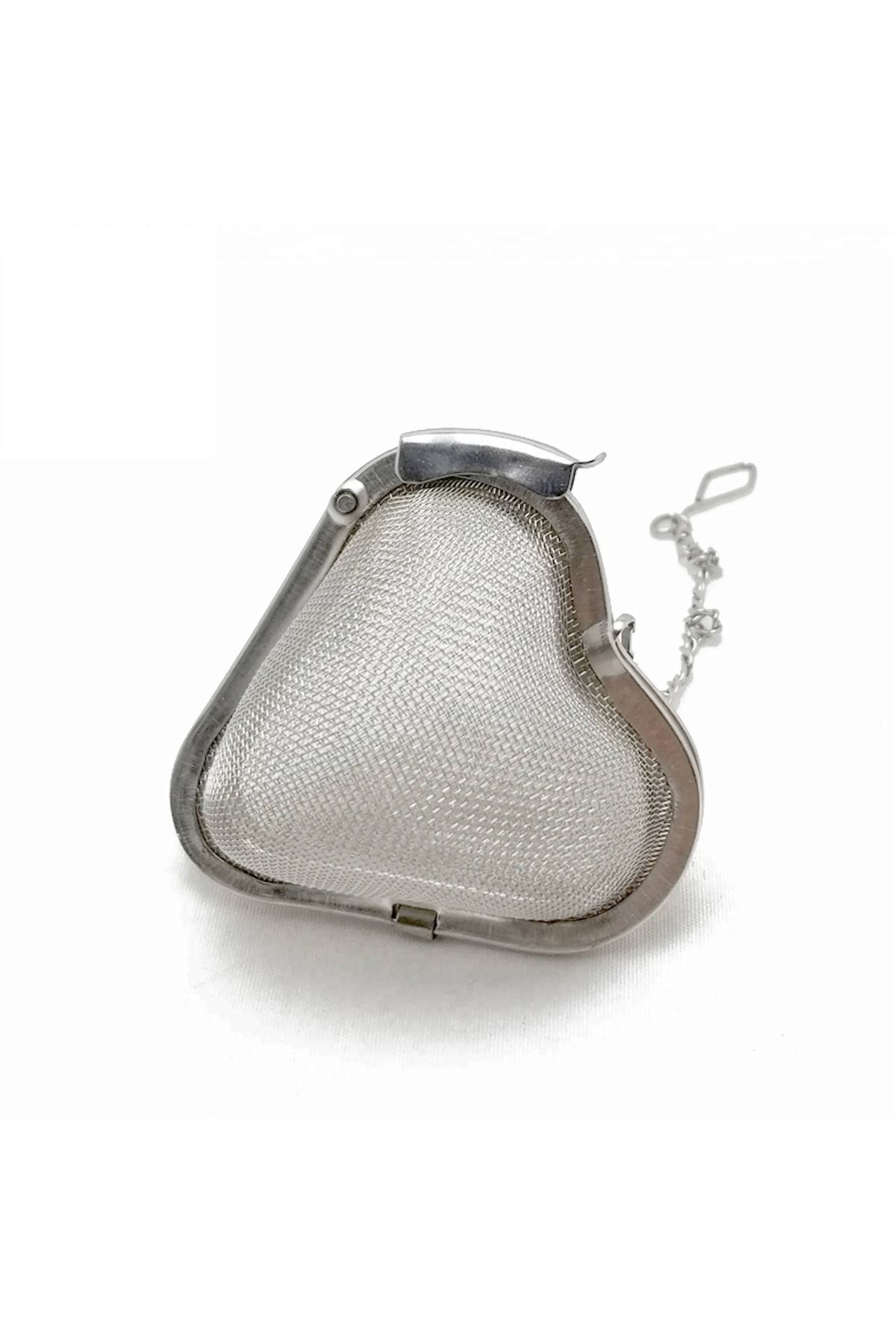 Mahmood Tea Kalp Tasarımlı Silver Paslanmaz Çelik Çay Süzgeci