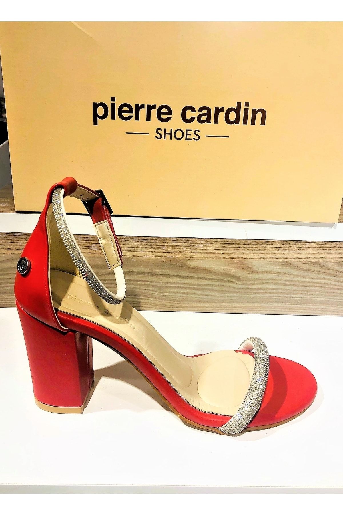 Pierre Cardin Arme Cıty Pc-52205 Kırmızı Önü Taşlı Kadın Abiye Ayakkabı