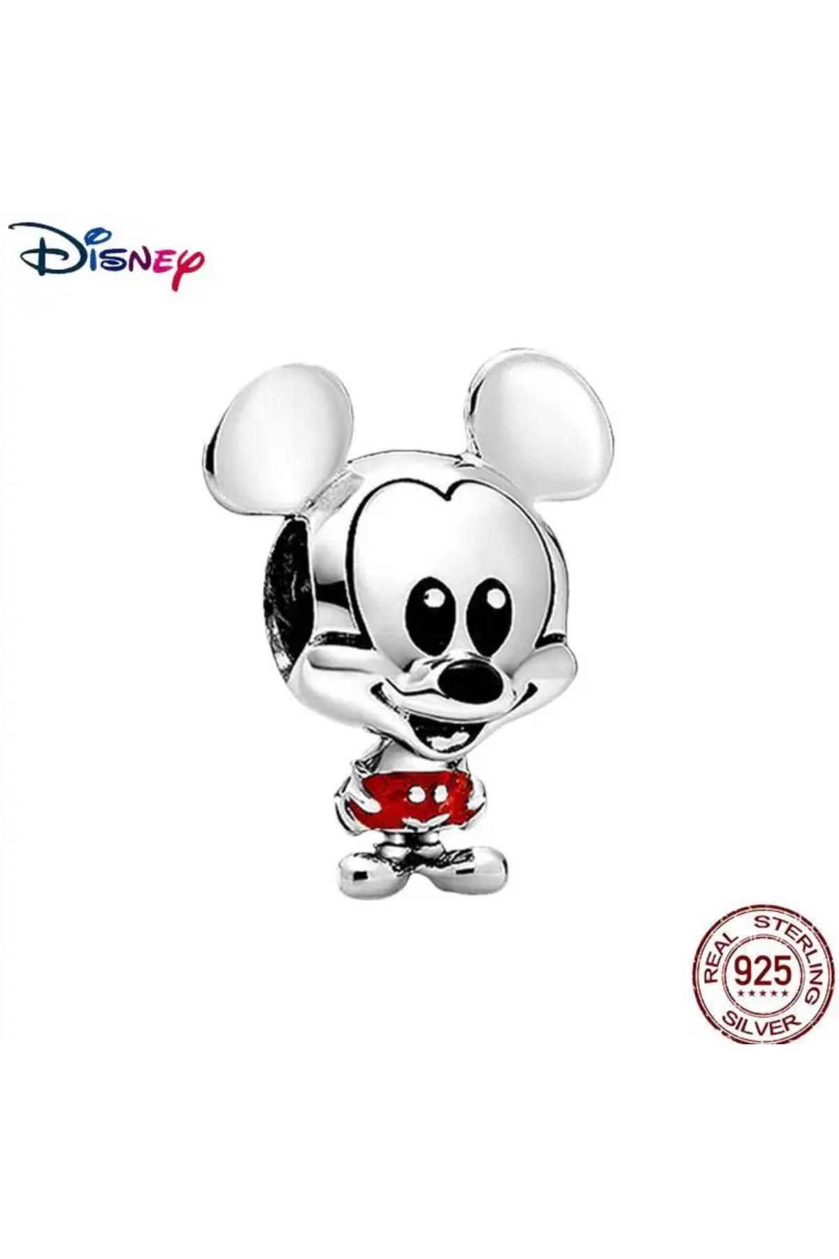 HATAY SRC Mickey Mouse Ve Minnie Mouse Takım Charm 925 Ayar Gümüş