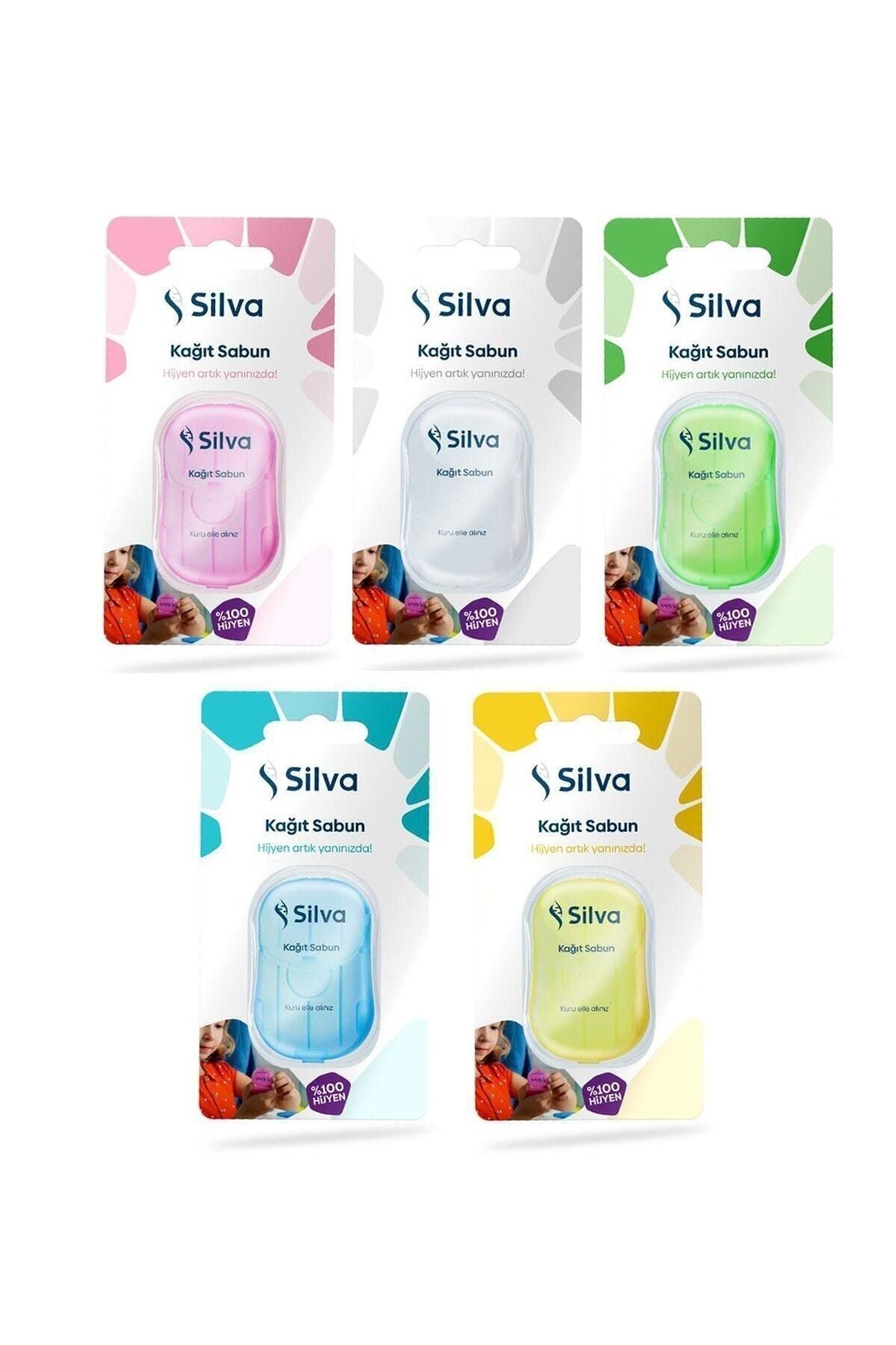 Silva Kağıt Sabun 20 Yapraklı 5'li Paket