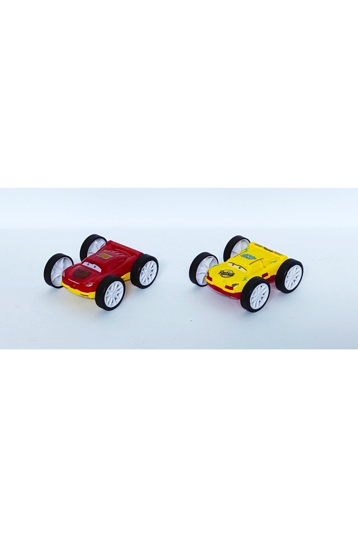 Brother Toys 2 Adet Takla Atan Mini Çılgın Akrobat Araba Şimşek Mcqueen