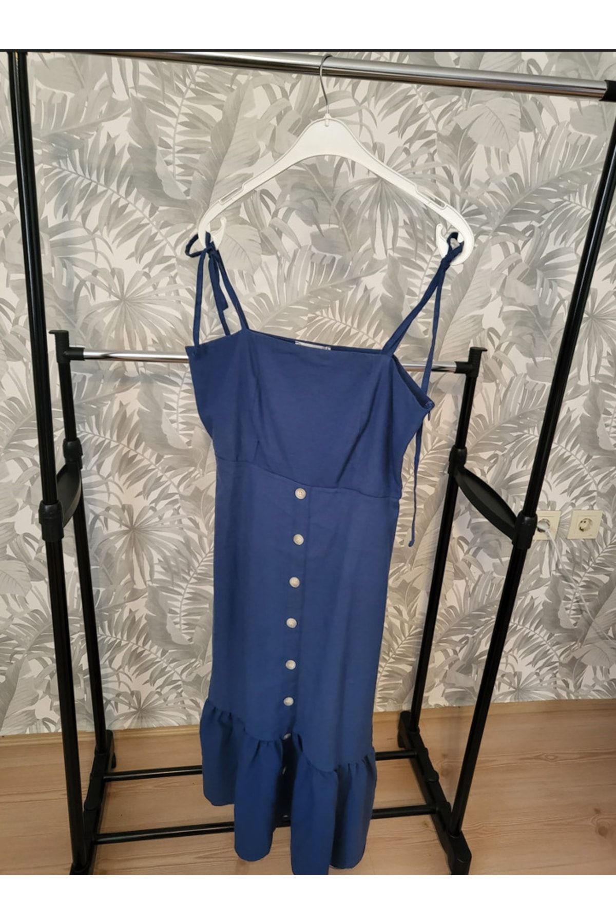 Mixray Ip Askılı Kısa Elbise (mavi)