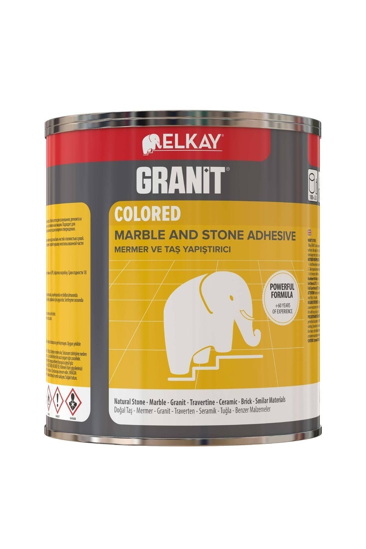 Elkay Eb25 Granit Renkli Bej Akemi Mermer Granit Ve Taş Yapıştırıcı 1000 gr