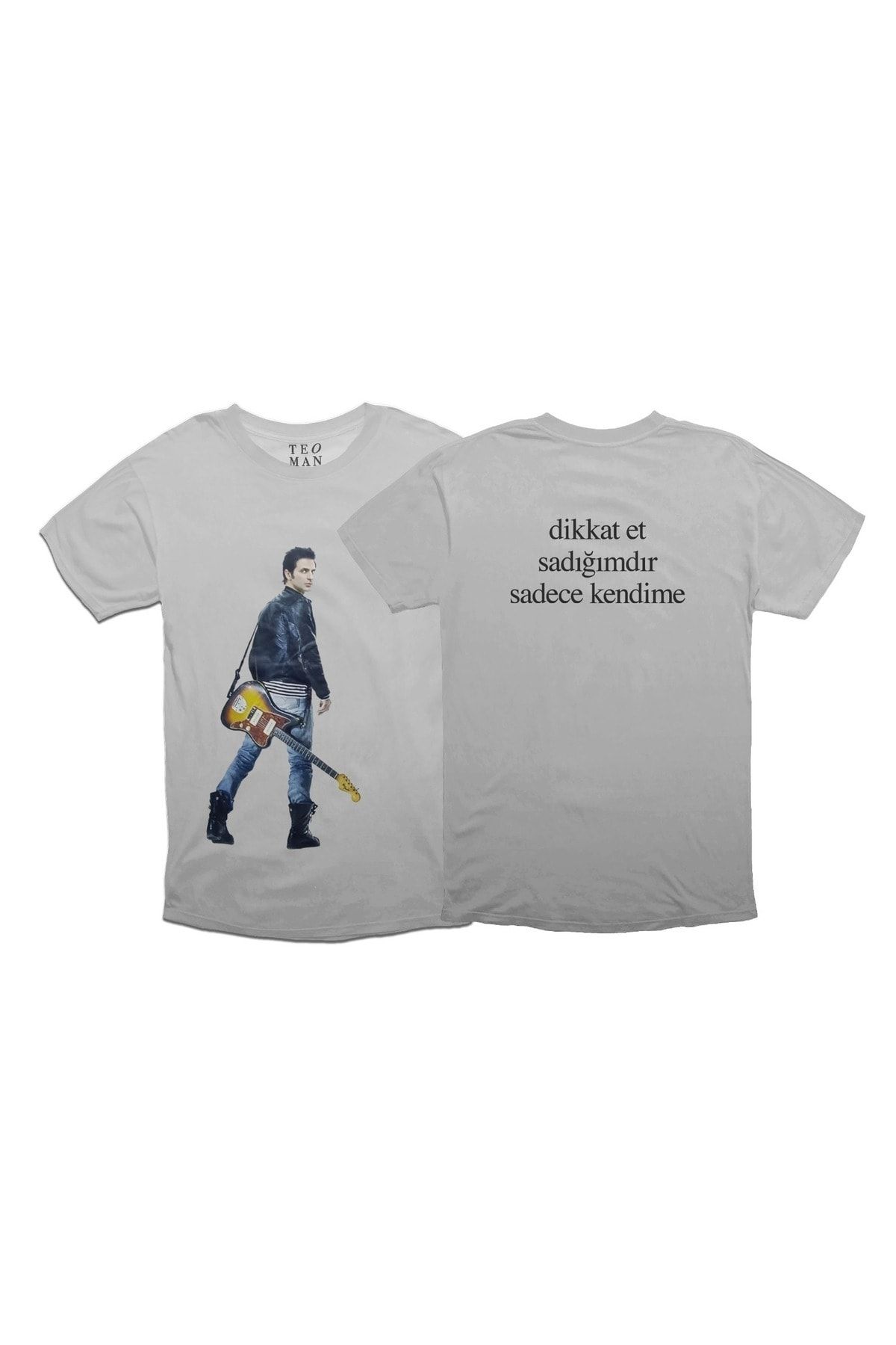 Asrın Müzik Teoman - T-shirt - Beyaz Renk - Standart beden
