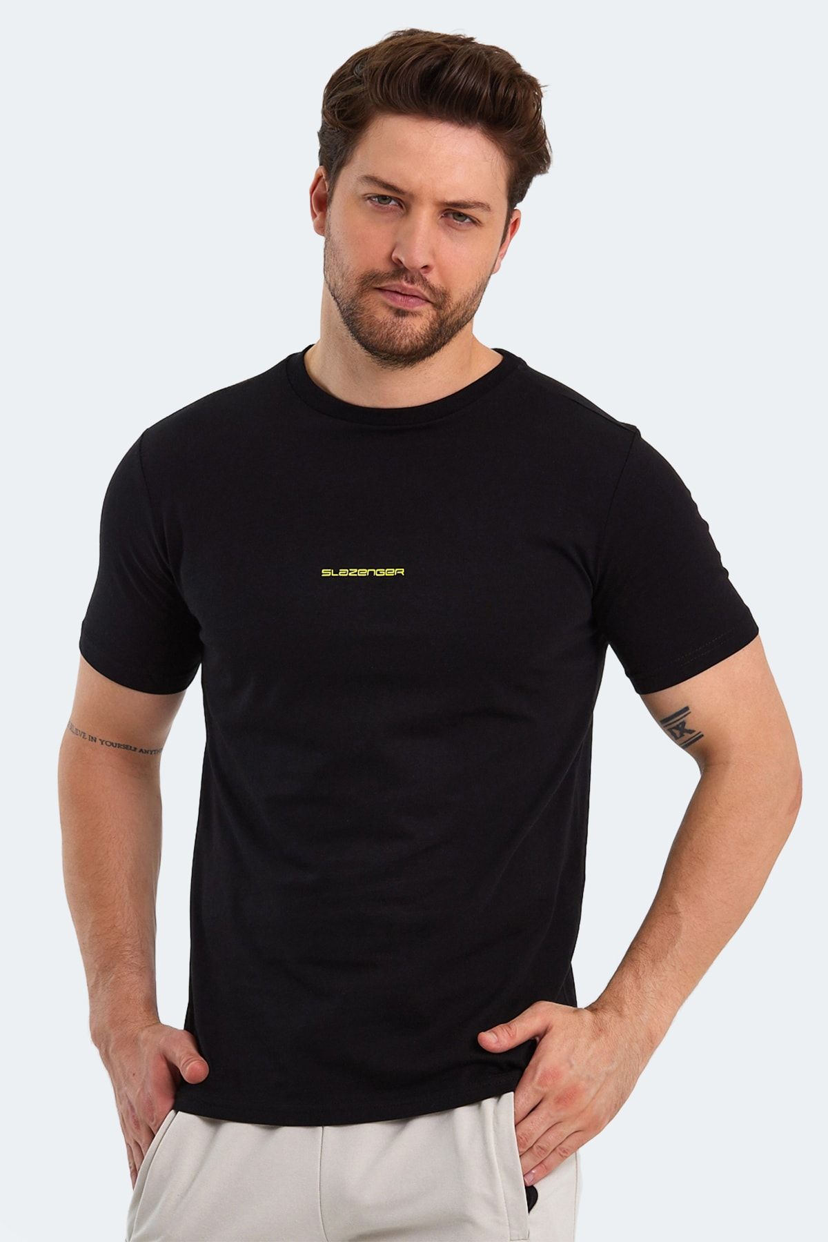 Slazenger Patsy Erkek T-shirt Siyah