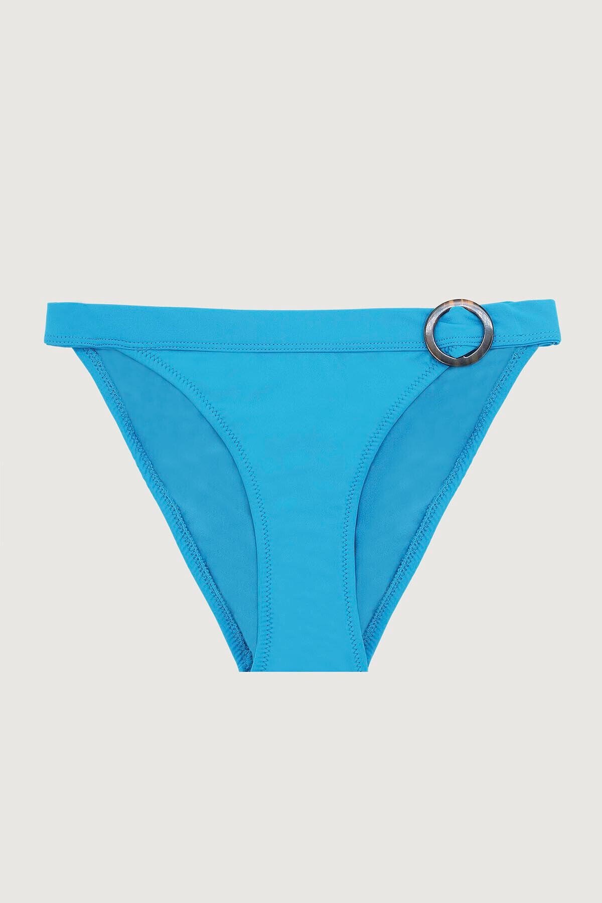Loya Mavi Halka Detaylı Tek Alt Bikini