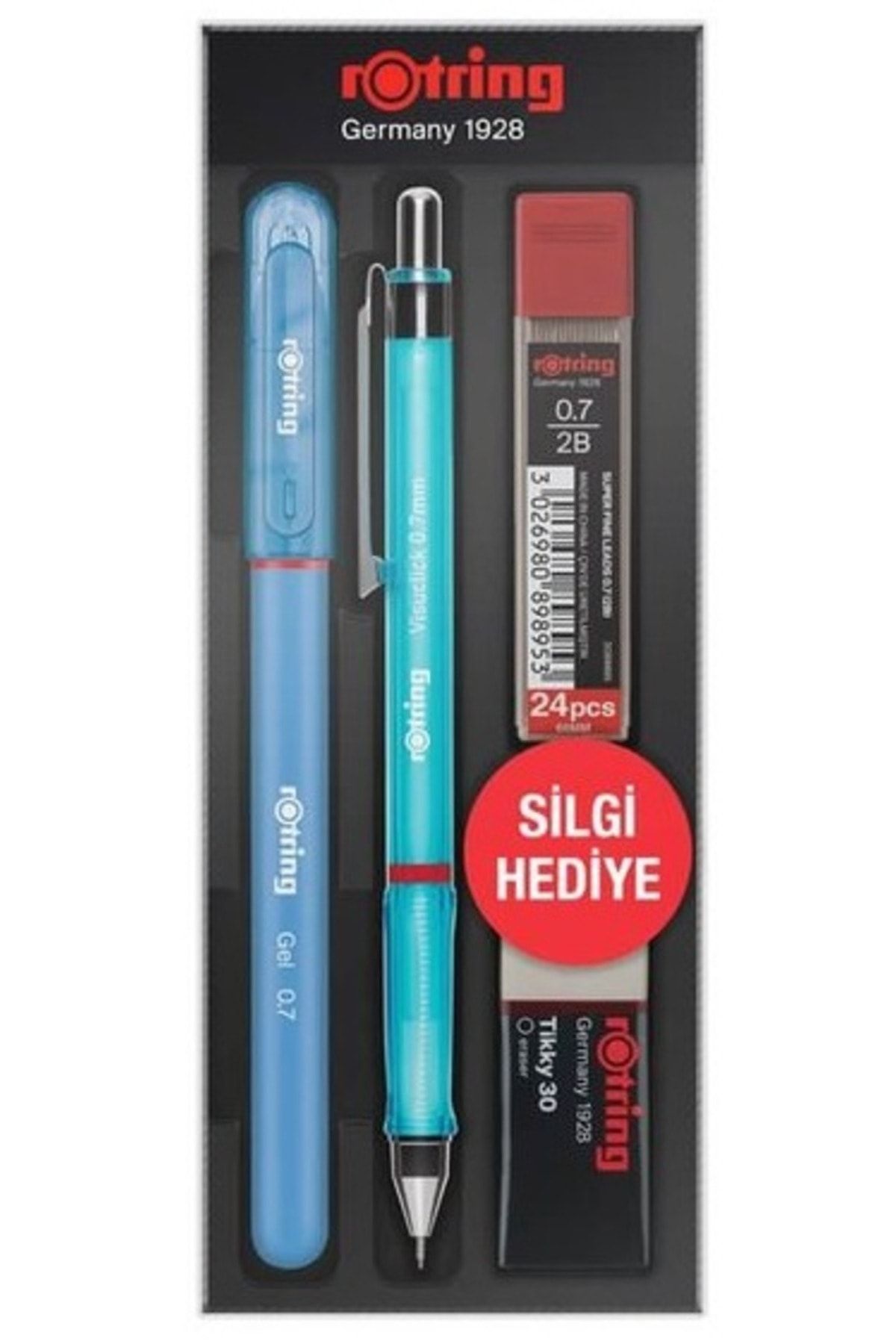 Rotring ROTRİNG VERSATİL VİSUCLİCK + JEL 0.7 OKUL SETİ MAVİ
