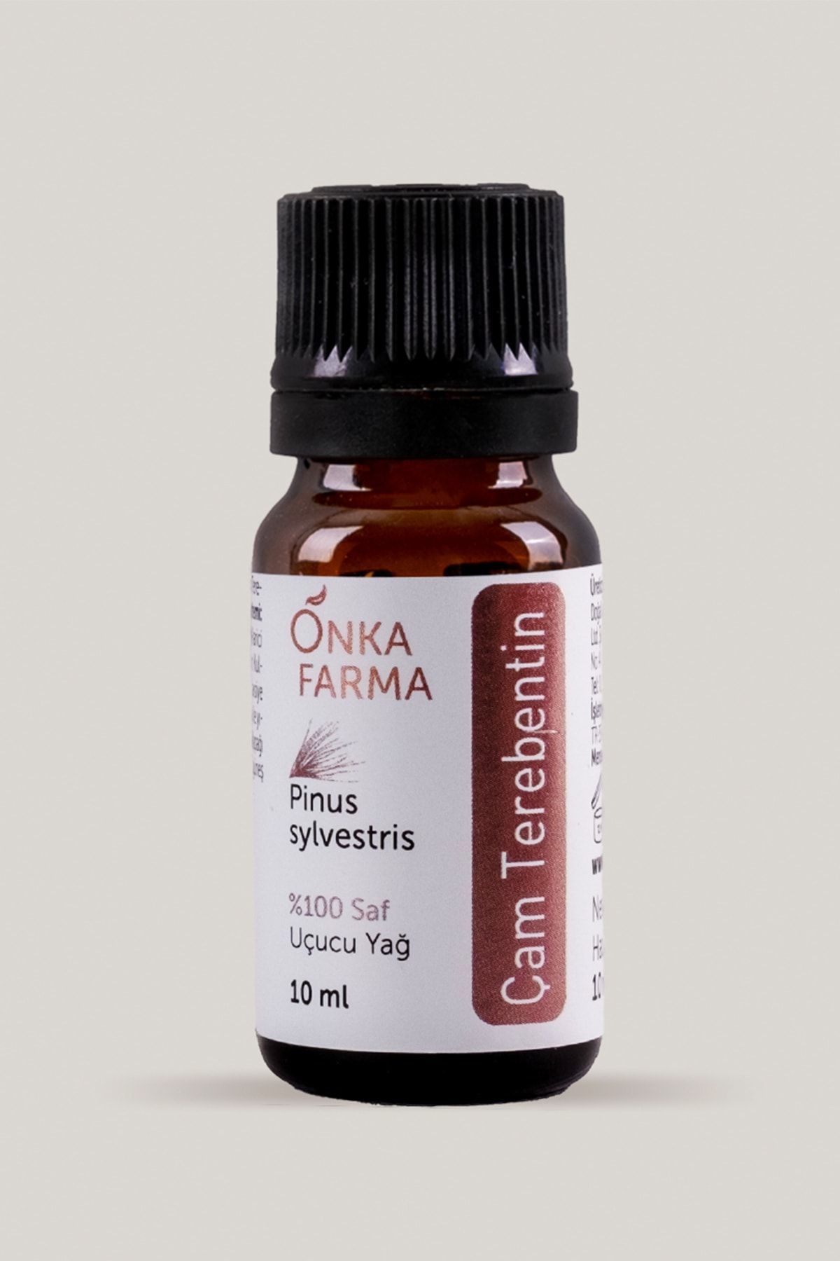 OnkaFarma Onka Farma Çam Terebentin Uçucu Yağı - %100 Saf Doğal Katkısız - 10 ml
