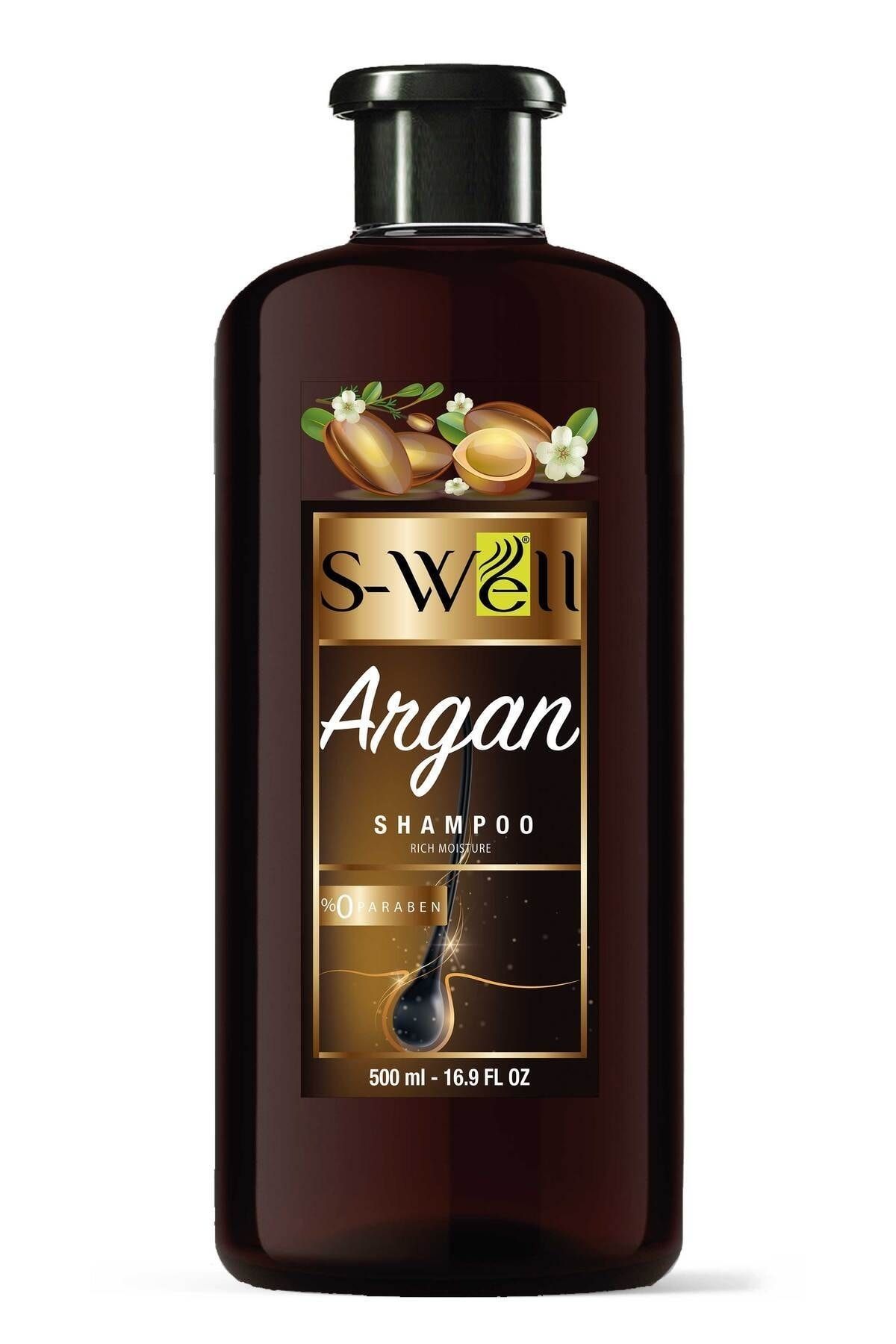 S-Well ® Argan Yağlı Protez Saç Ve Medikal Peruk Saç Bakım Şampuanı 500 ml