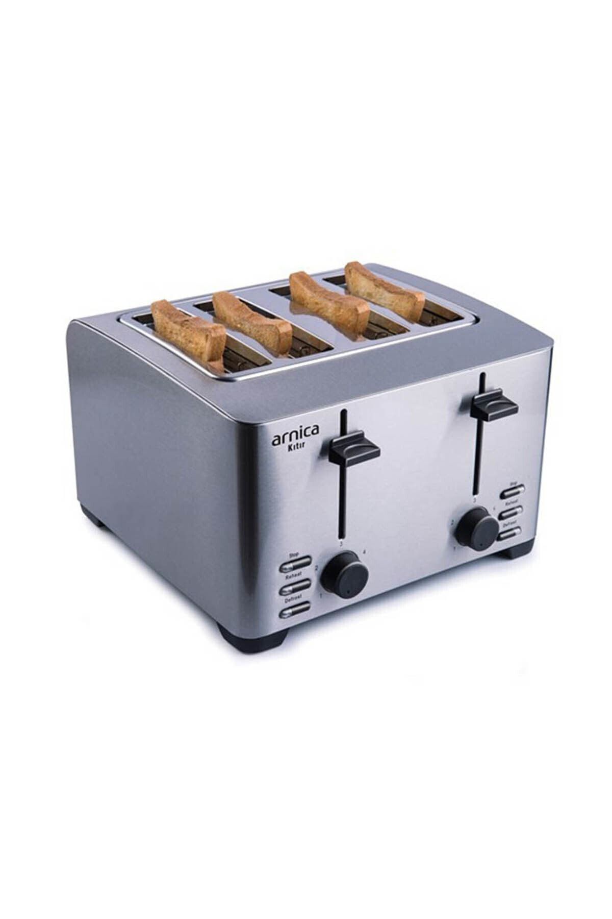 Arnica Kıtır 4 Dilimli Çelik Ekmek Kızartma Makinesi