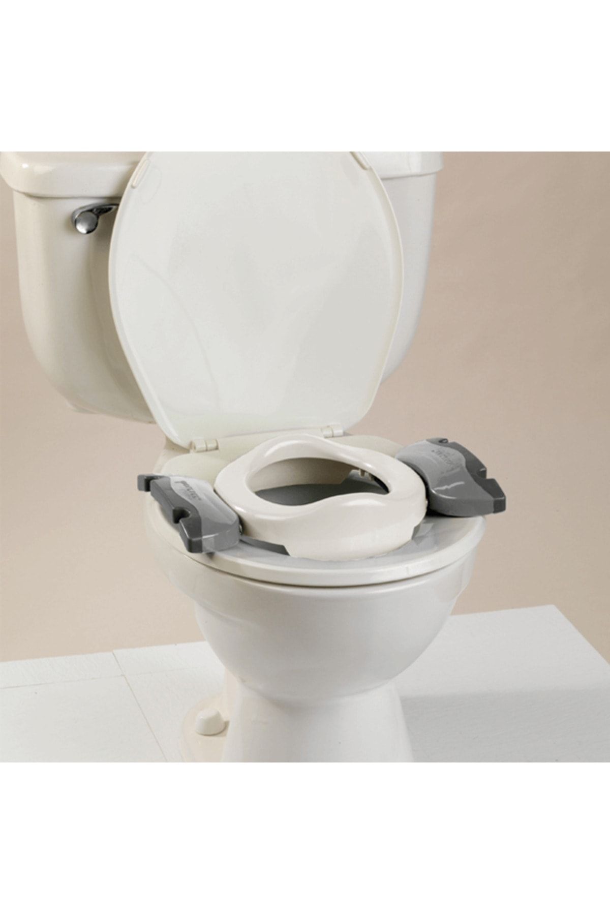 Potette Plus Dünyaca Ünlü & Ödüllü Portatif Lazımlık, Tuvalet Adaptörü Ve Eğitici Oturak (BEYAZ)