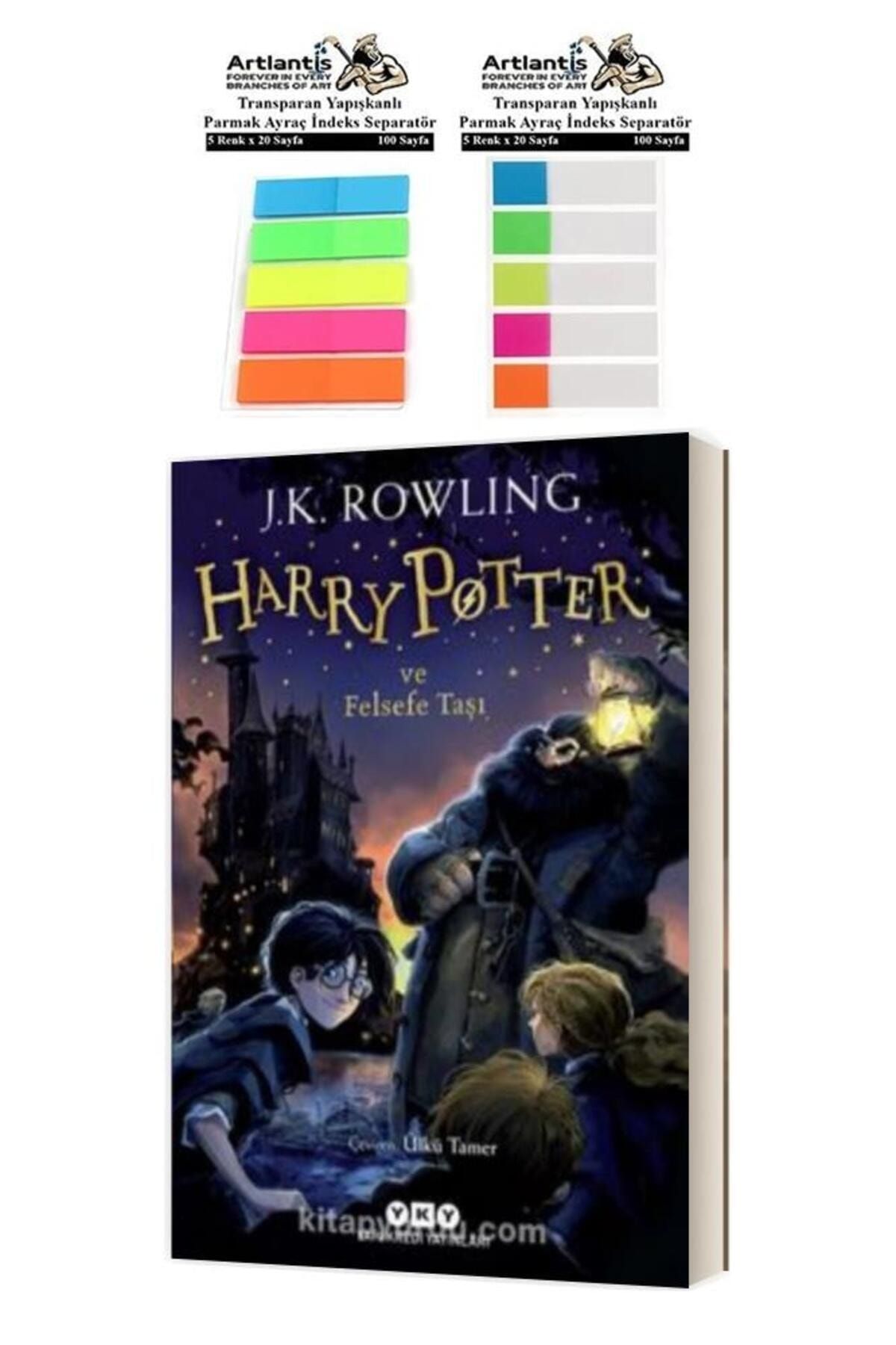 Artlantis Harry Potter 1 Felsefe Taşı 276 Sayfa 1 Adet Transparan Kitap Ayraç 2 Paket Hary Poter ve Felsefe Ta