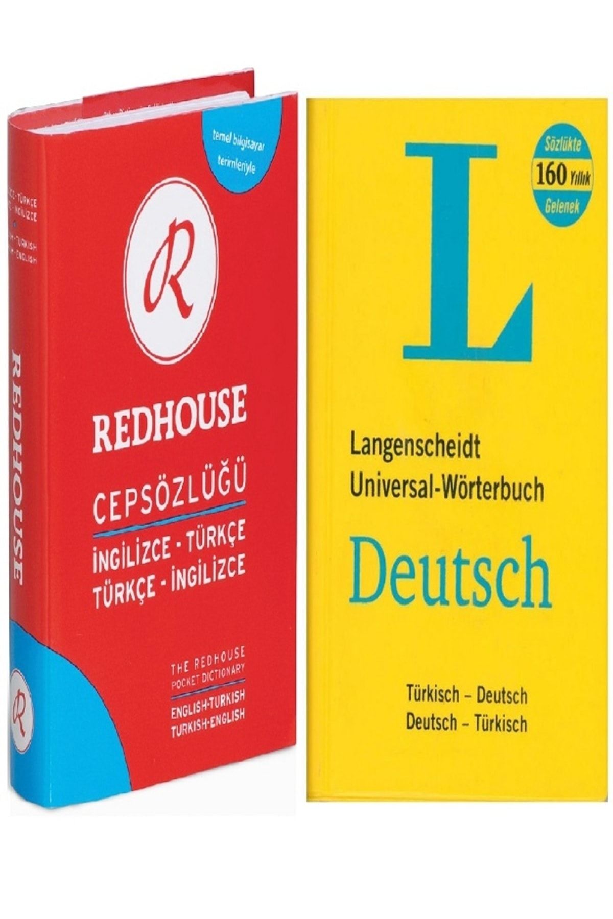 Açı Yayınları L Sözlük Deutsch Almança -türkçe Langenscheidt Wörterbuch - R Cep Sözlük Türkçe Ingilizce