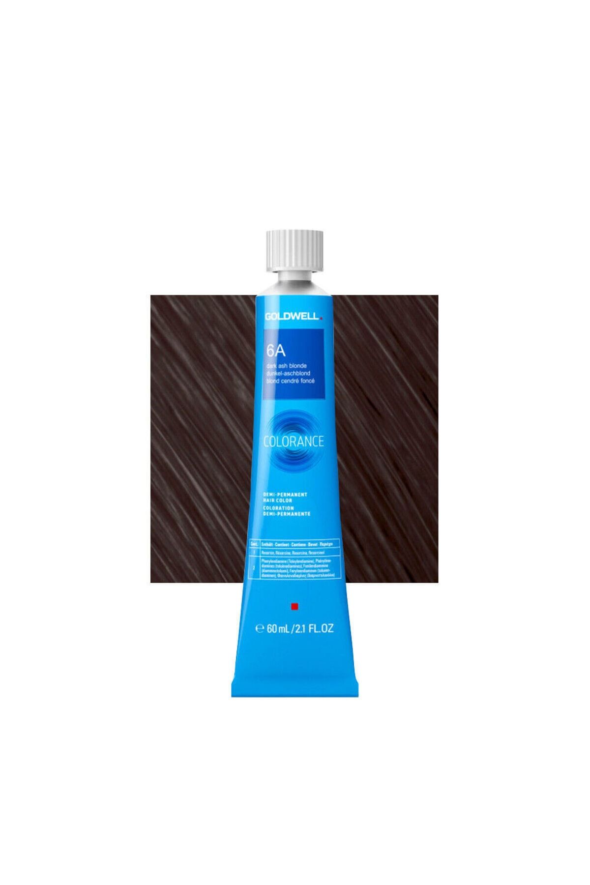 GOLDWELL Colorance 6a Koyu Kumral Külü Yarı Kalıcı Saç Boyası 60 gr 6a Koyu Küllü