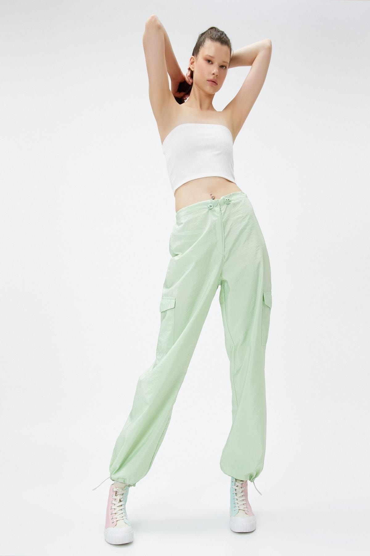 Koton Kadın Yeşil Jeans