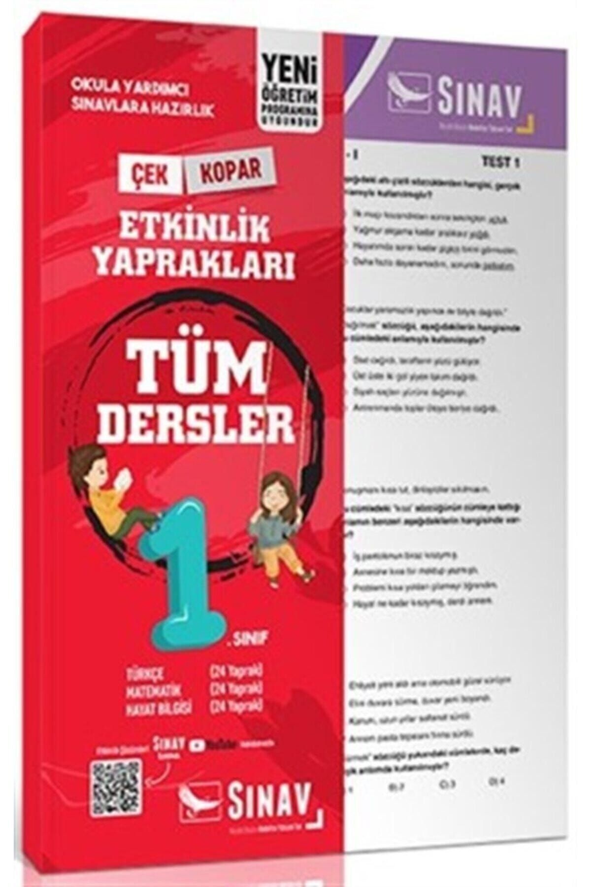 Sınav Yayınları 1. Sınıf Tüm Dersler Yaprak Test