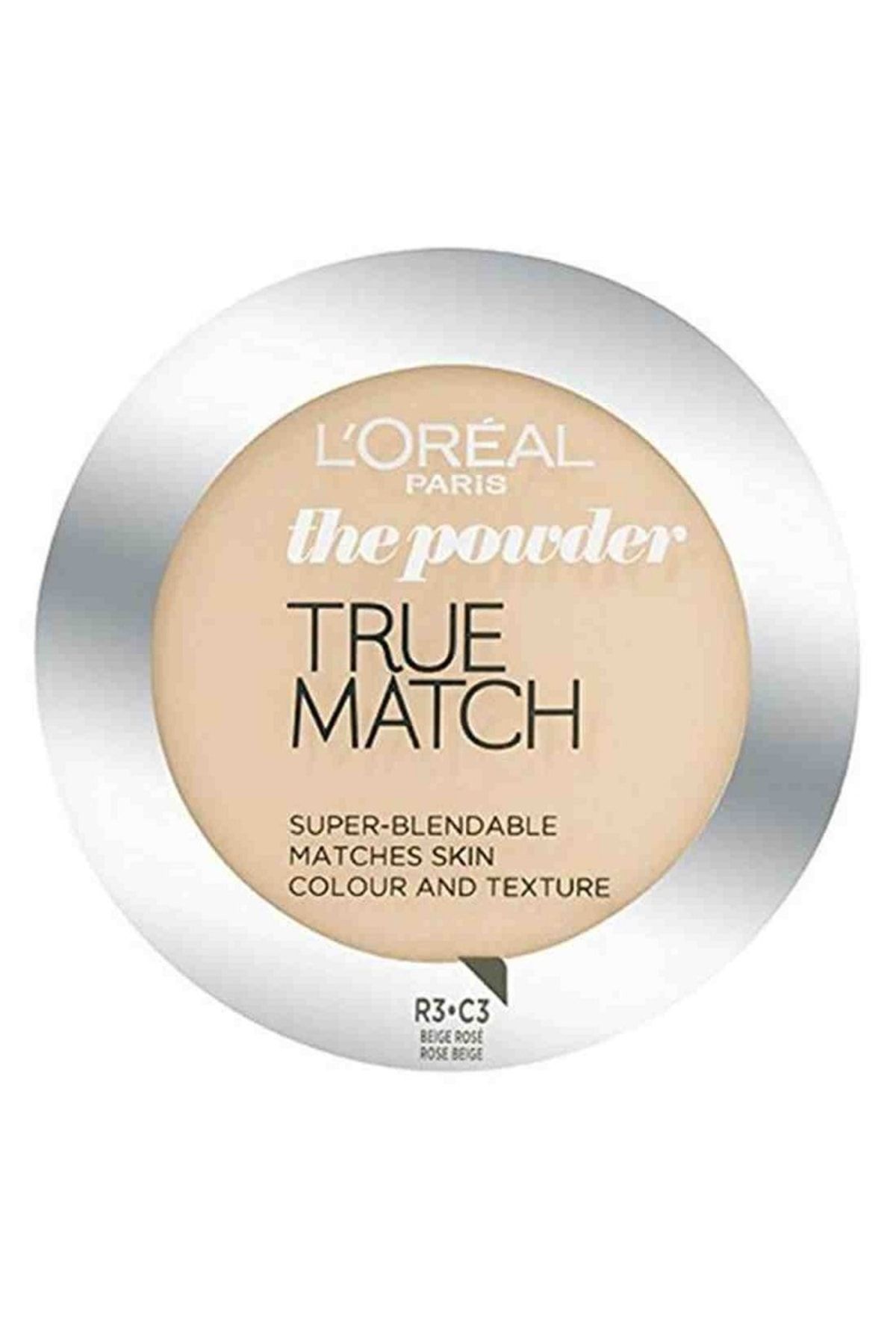 L'Oreal Paris Pudra - True Match Powder 3.r/3.c Rose Beige