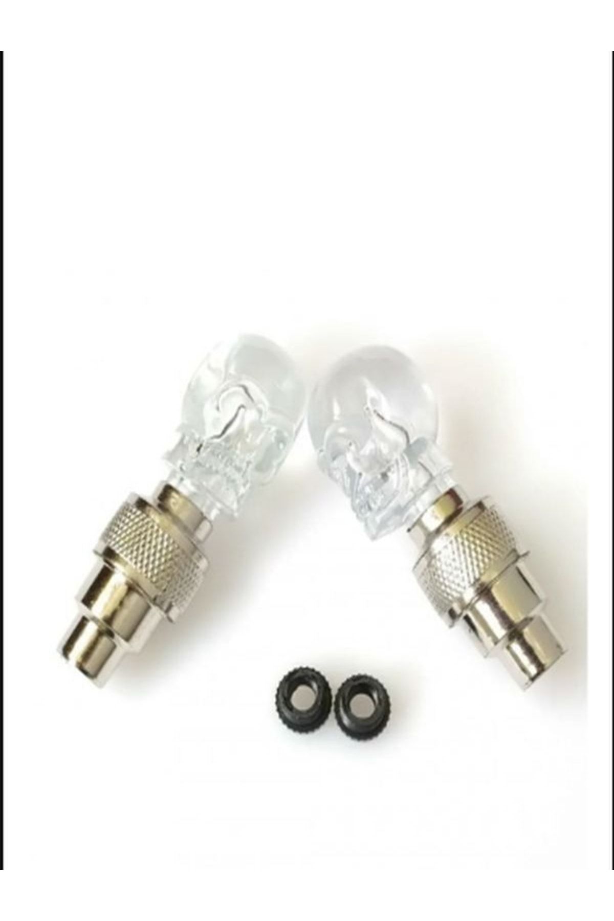 Fireflys Kuru Kafa Hareket Sensörlü Tek Renk Işıklı Led Sibop Lambası Jant Işığı Beyaz 2 Adet