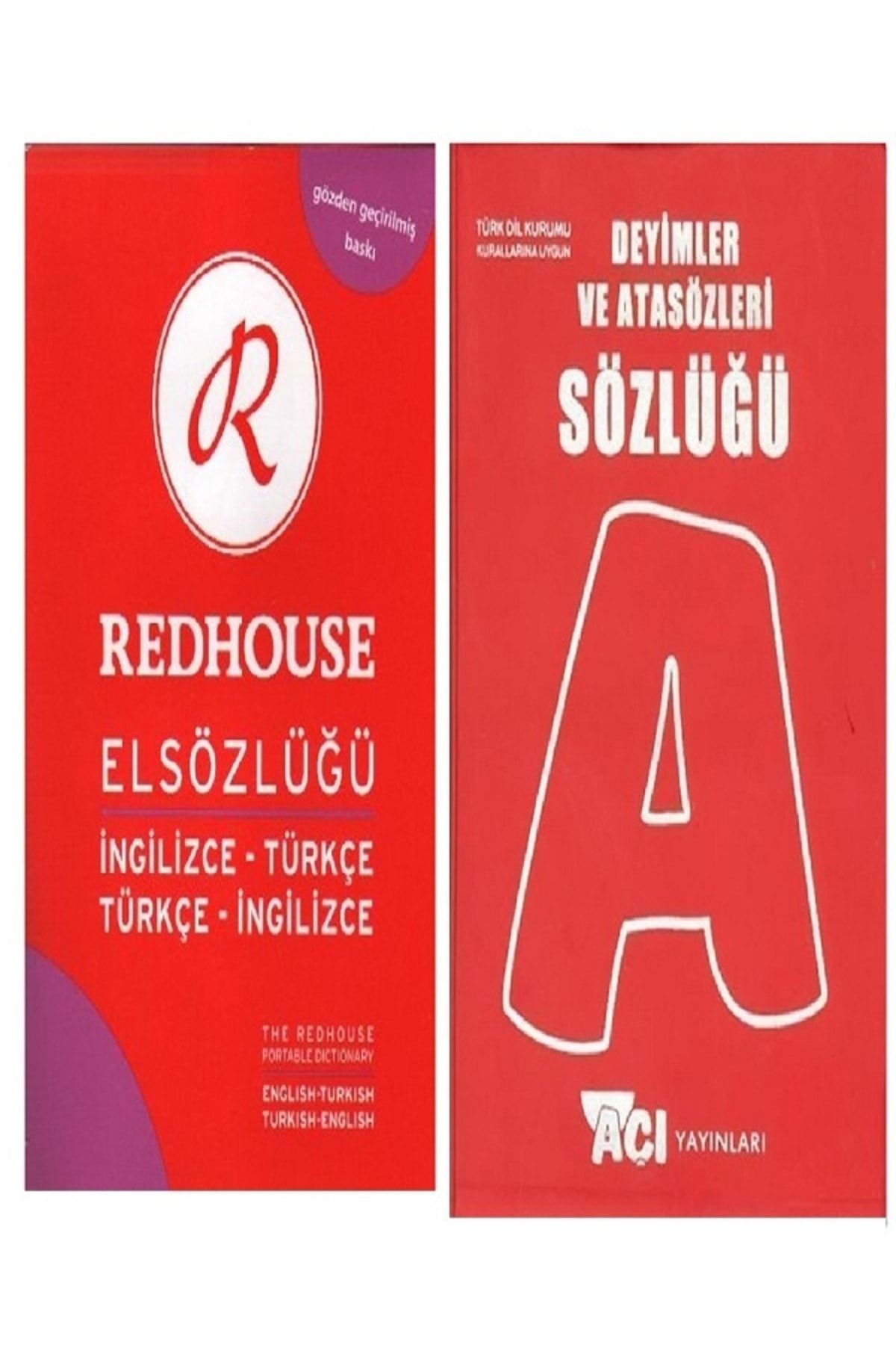 Açı Yayınları R Redhouse EL Sözlük Türkçe İngilizce - Deyimler ve Atasözleri Sözlük TDK Yazım Kurallarına Uygun