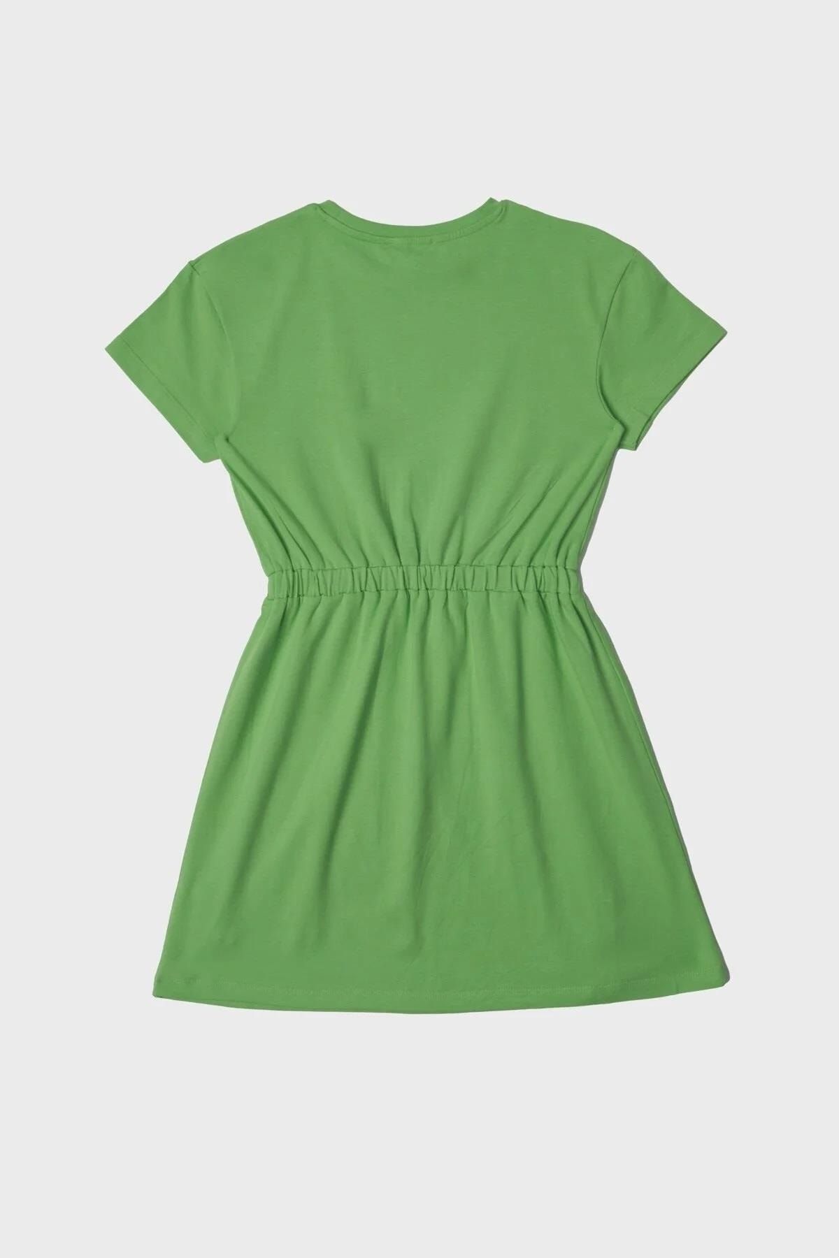 Gaudi Kız Çocuk Yeşil Elbise 23SS0GF4377
