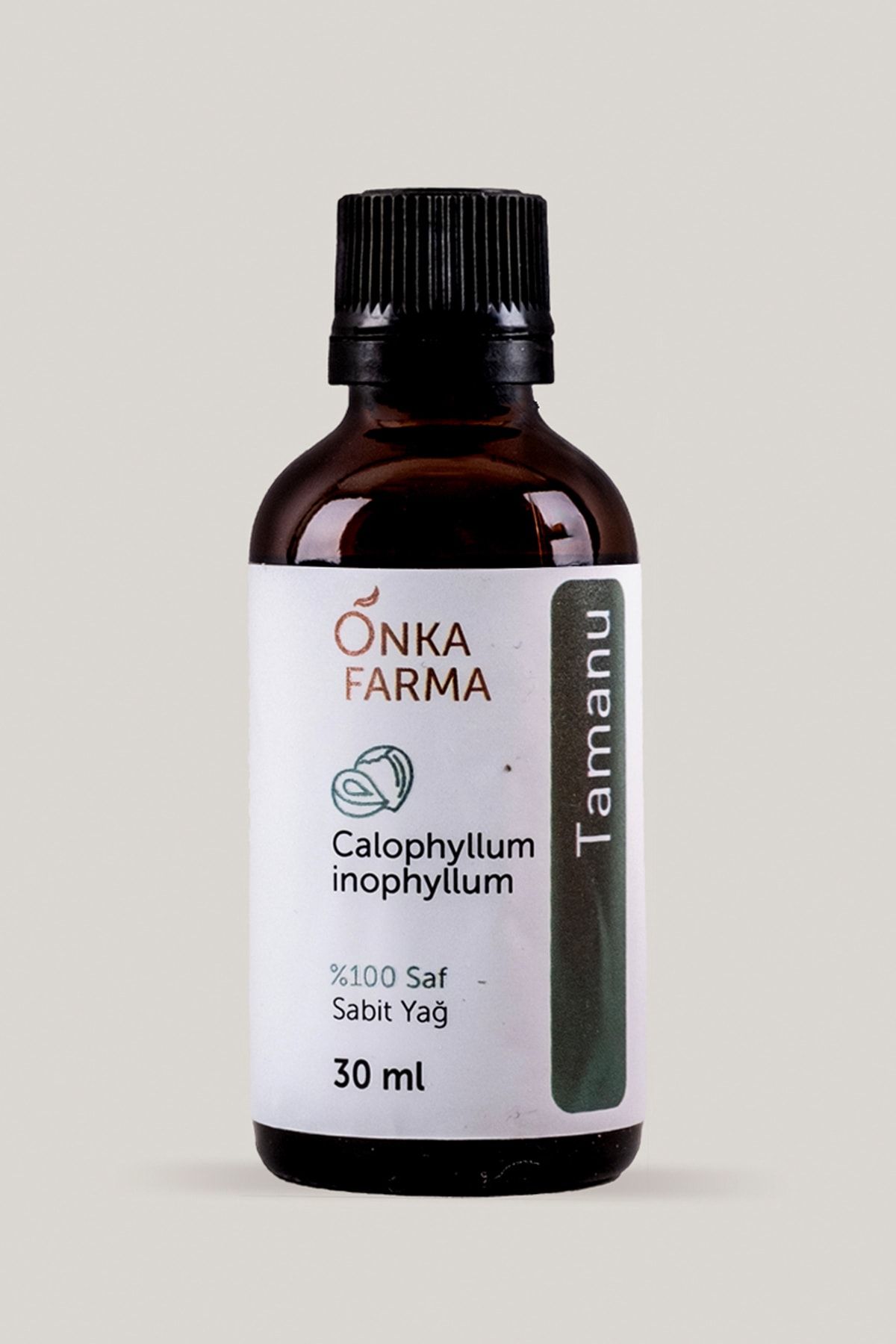 OnkaFarma Onka Farma Tamanu Yağı - %100 Saf Doğal Soğuk Sıkım - 30 ml