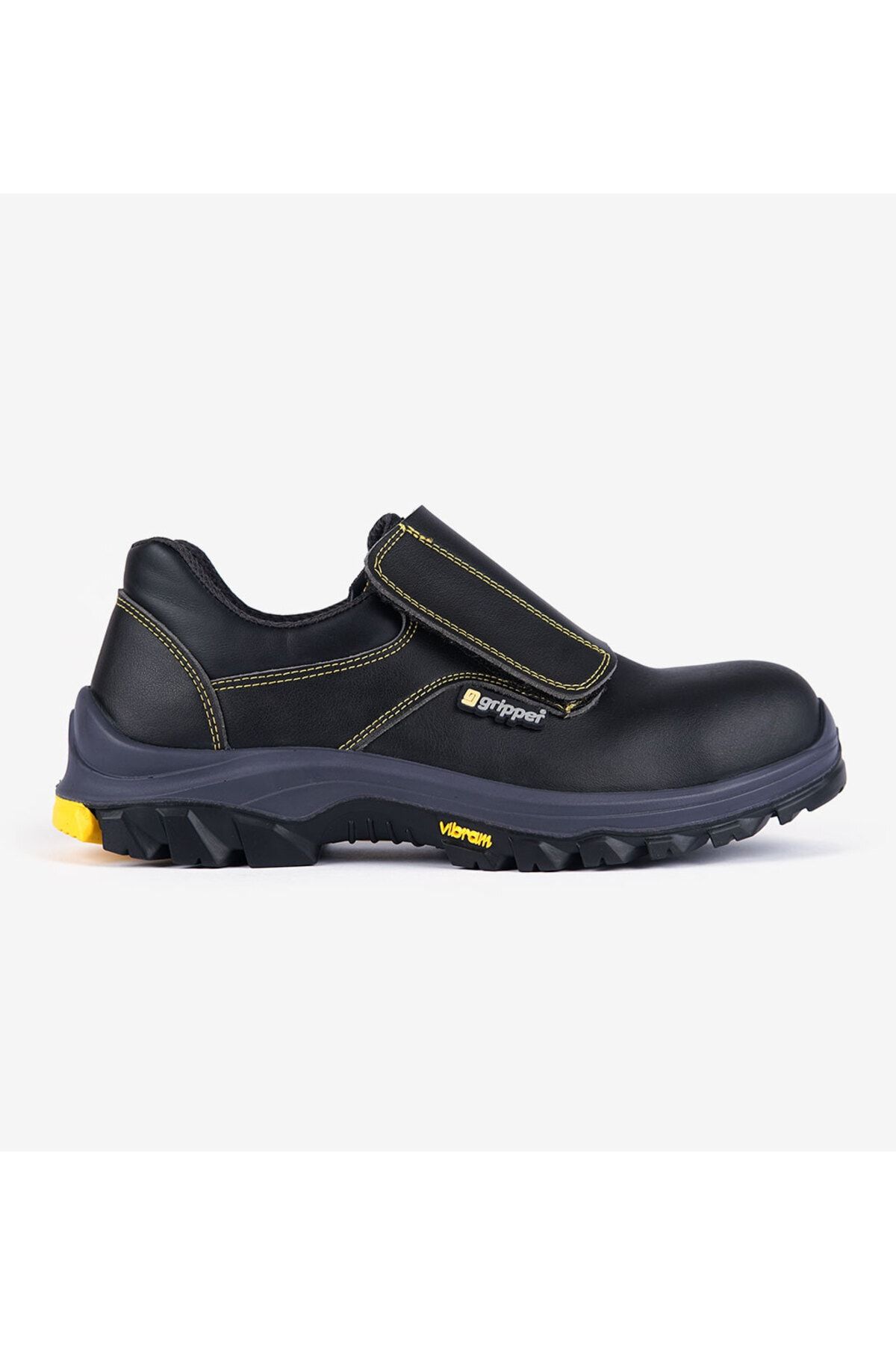 Mekap /gripper Gpr 34 Rs2 Siyah Deri Kompozit Vibram Yanmaz Hro Taban Kaynakçı Iş Güvenlik Ayakkabısı