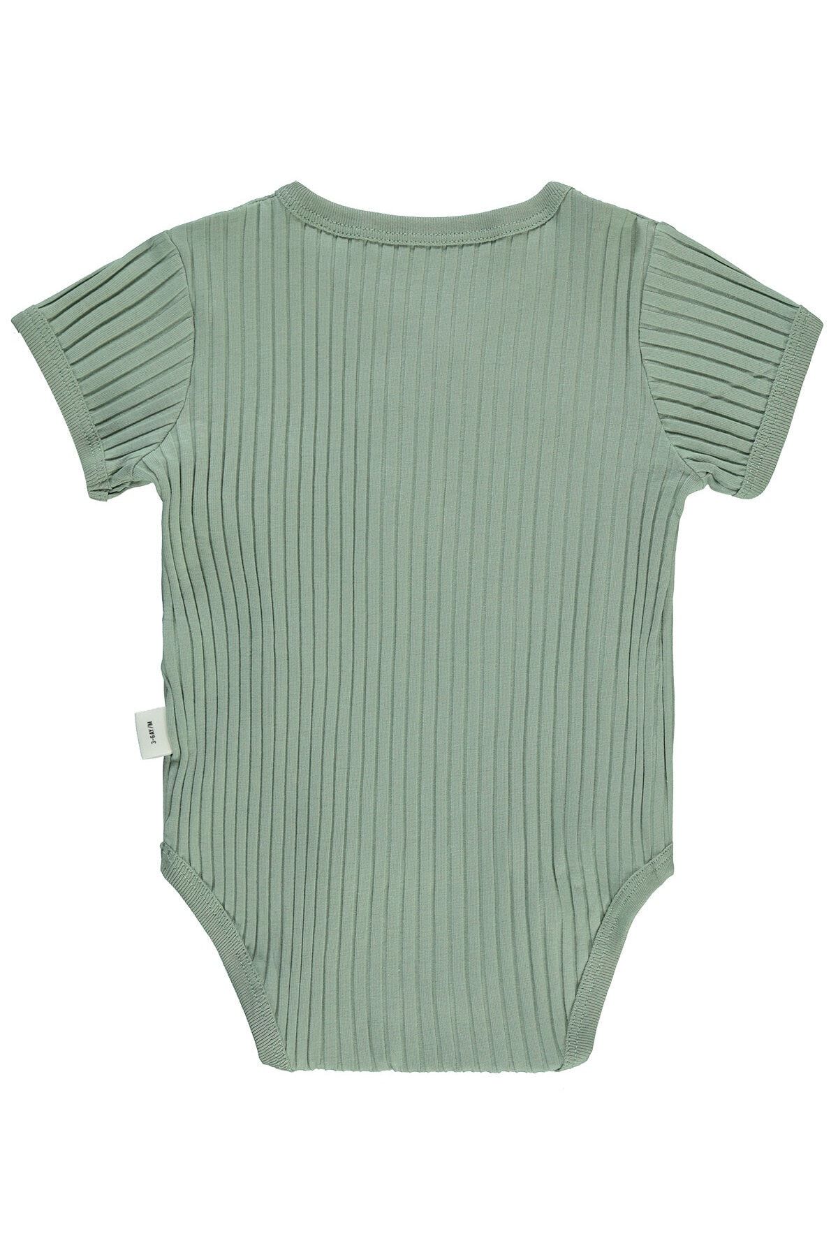 Civil Baby Bebek Çıtçıtlı Badi  Soft Yeşil