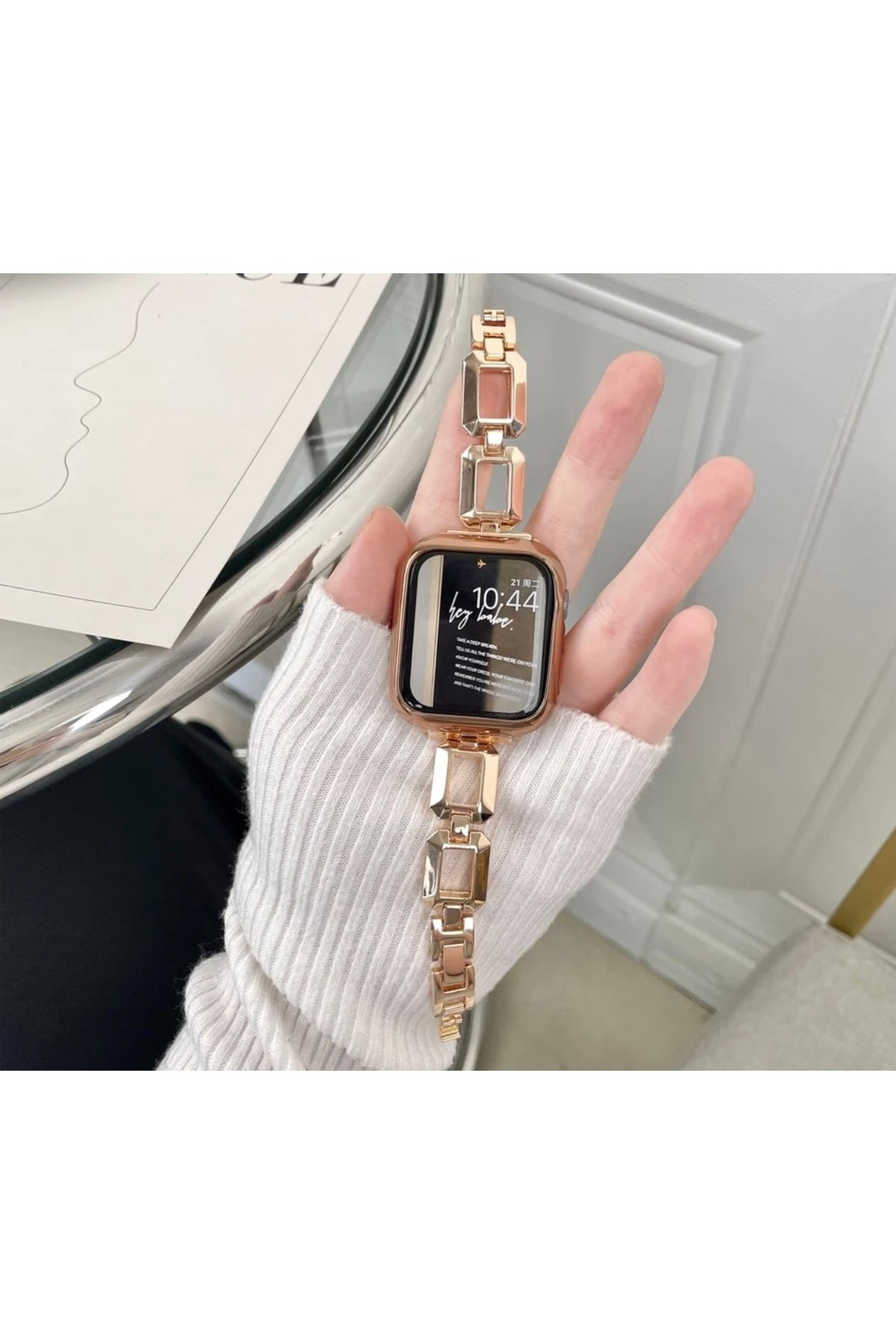UMD Apple Watch Uyumlu 42/44/45/49 Mm Square Loop Kordon