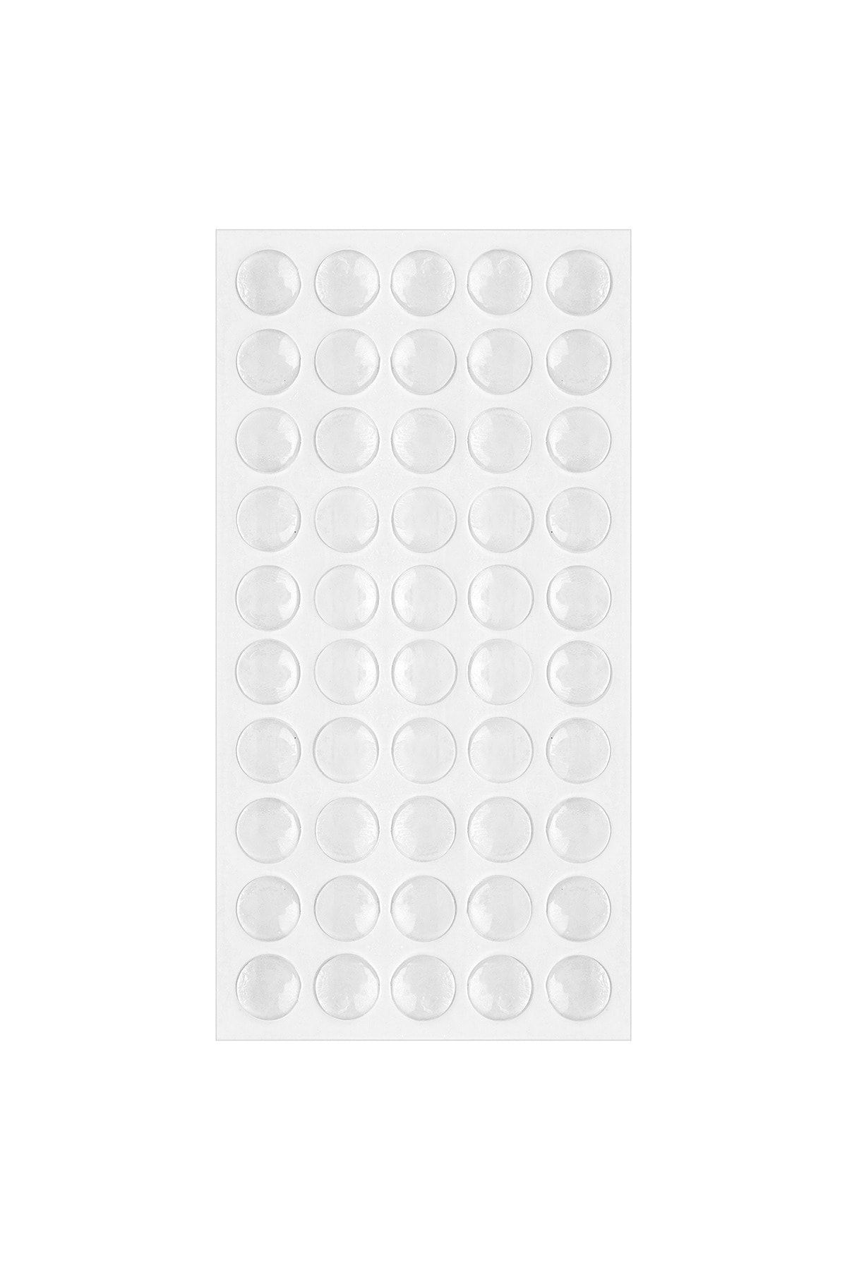 Kitchen Design Lab Silikon Yapışkanlı Sünger Çekmece Dolap Kapağı Kapı Ses Stoperi Beyaz 50'li