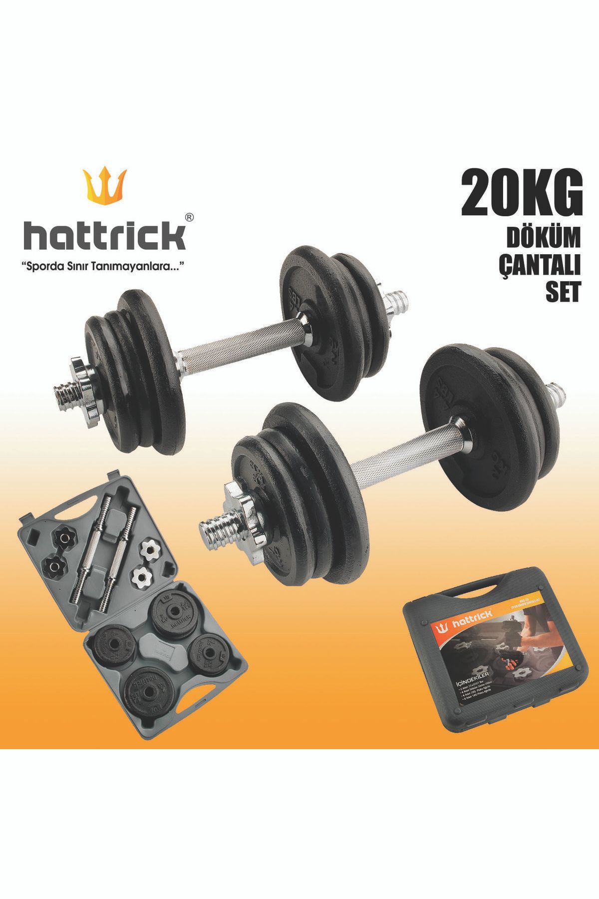 Hattrick Hdc20 Döküm Çantalı Set 20 kg