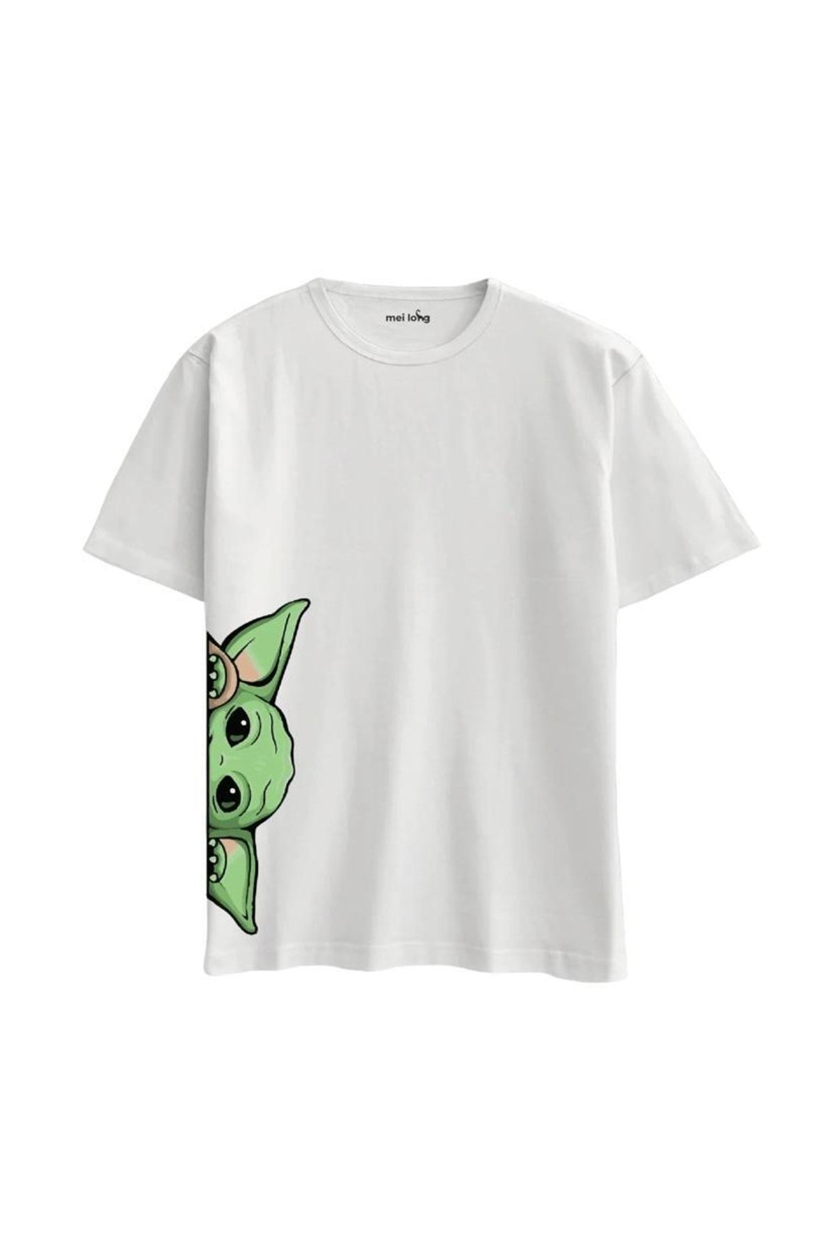 Luke Oens - Yoda Baskılı Oversize T-shirt