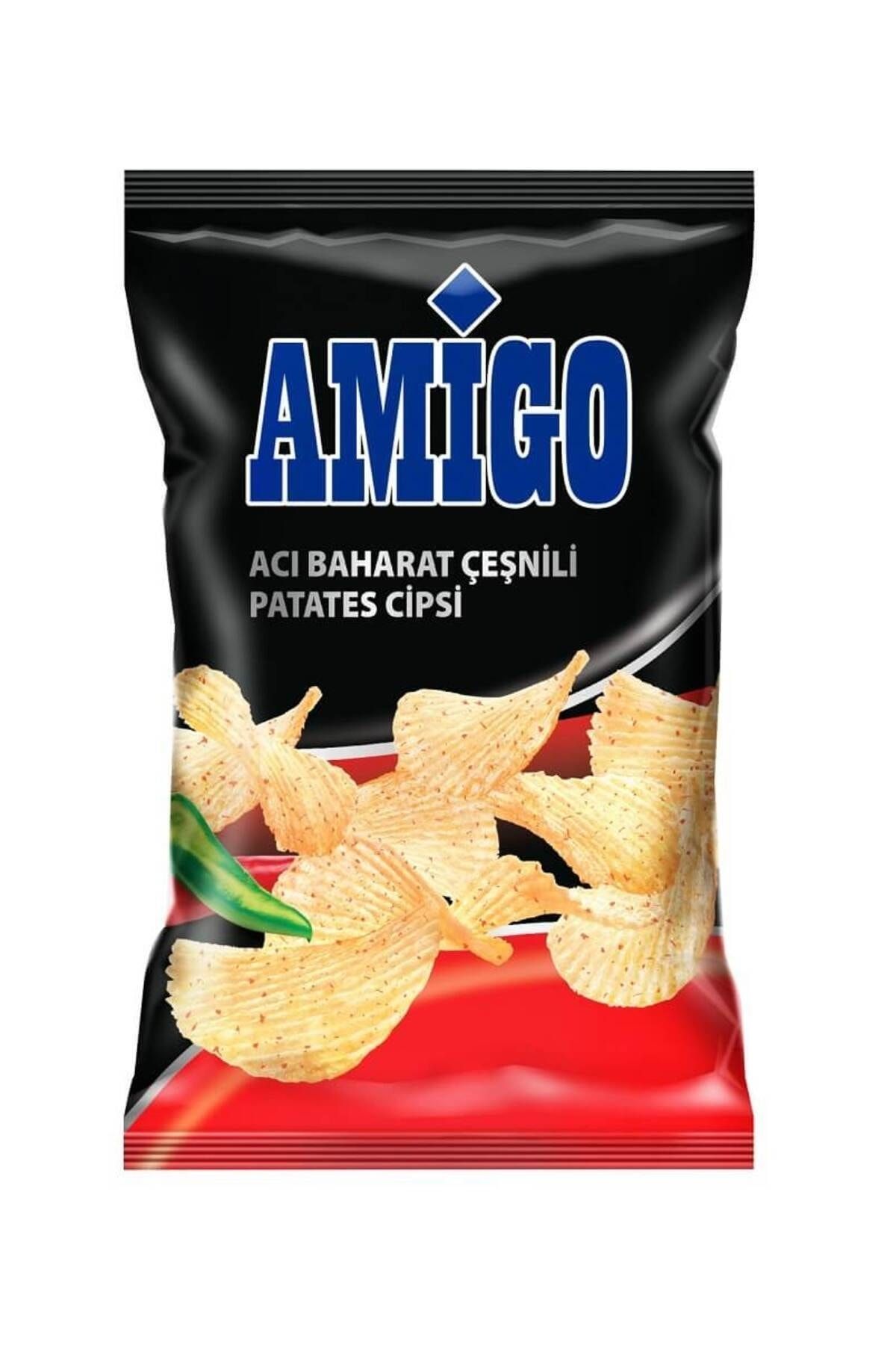 Amigo Acı Baharat Patates Cipsi 135gr*5