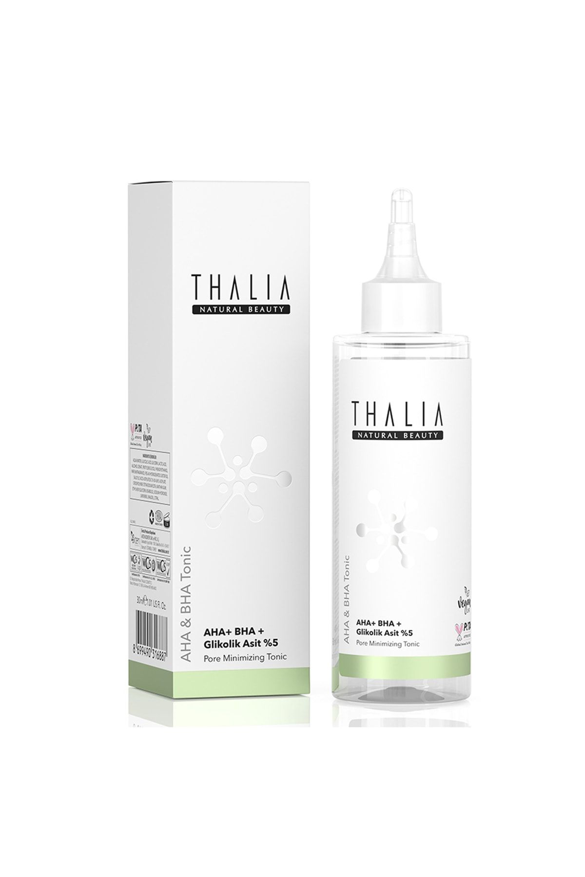 Thalia Gözenek Sıkılaştırmaya & Arındırmaya Yardımcı Tonik 200 ml Aha Bha Glikolik Asit % 5 -200 ml