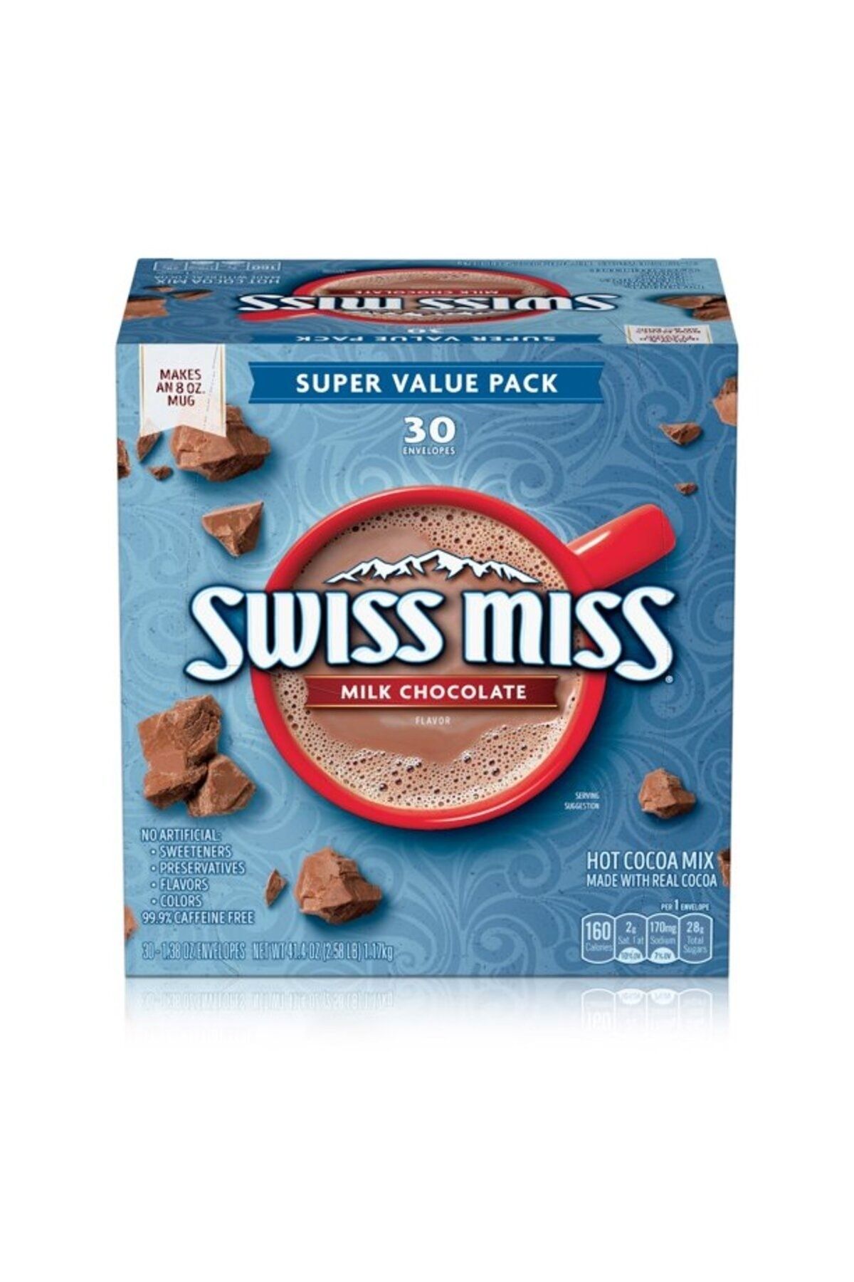 Nestle Swiss Miss Milk Chocolate 30'lu Paket 1.17 Kg.