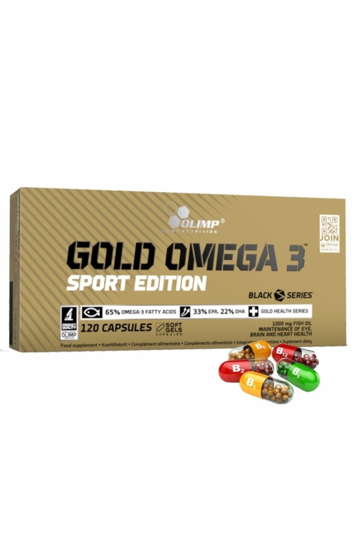 Olimp Gold Omega 3 Sport Edition 120 Kapsül Balık Yağı Yağ Asidi E Vitamini