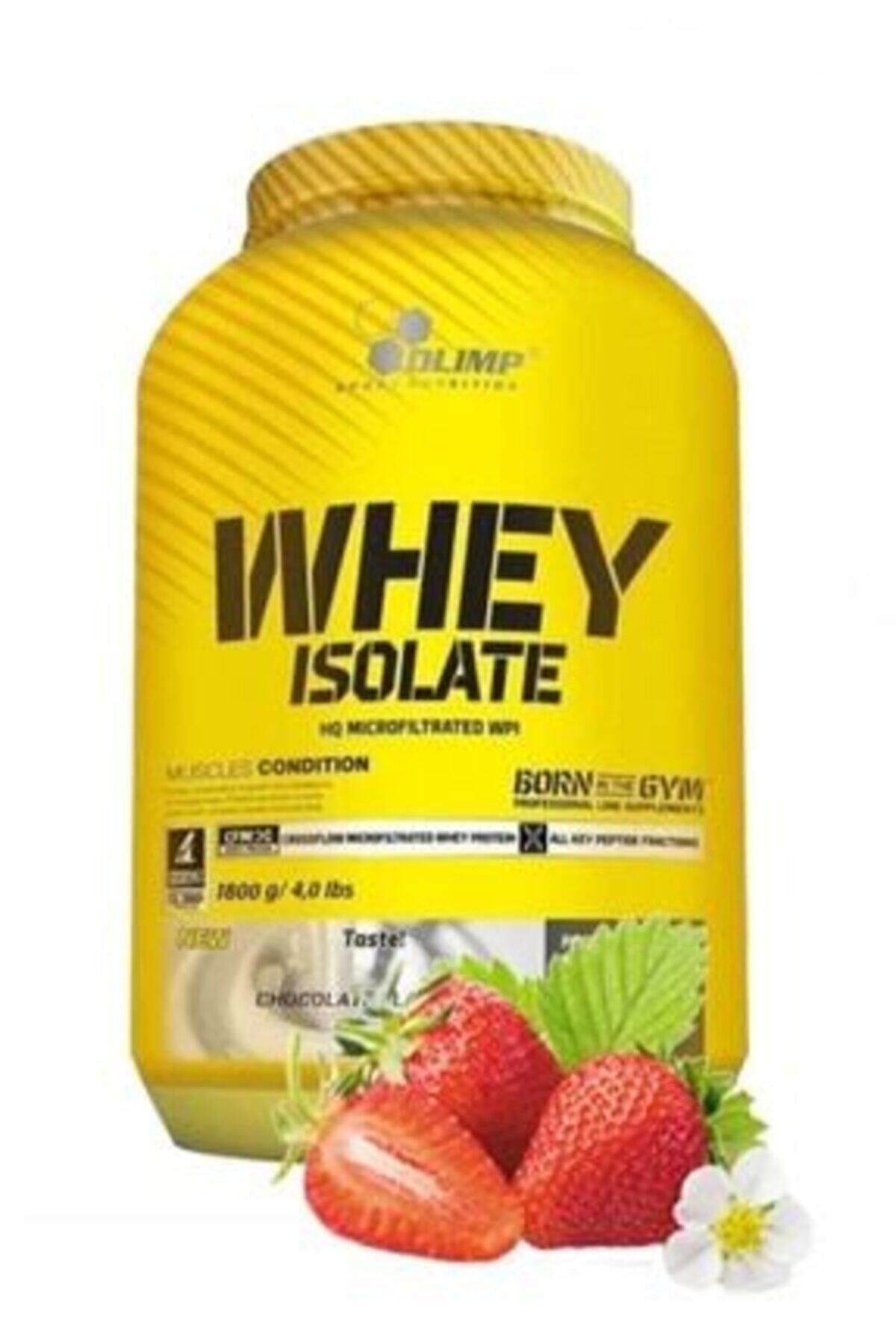 Olimp Whey Isolate Protein Tozu Çilek Aromalı 1800 Gr/hediyeli Ürün