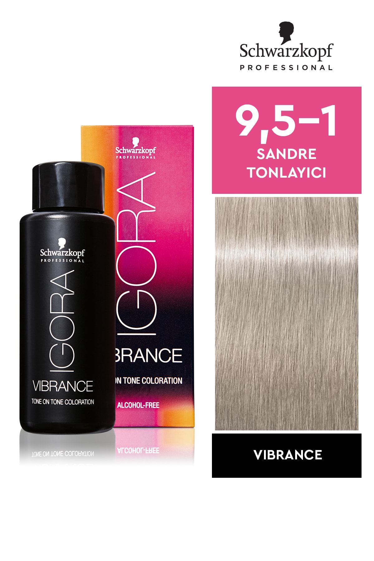 Igora Vibrance 9,5-1 Sandre Tonlayıcı Saç Boyası 60ml