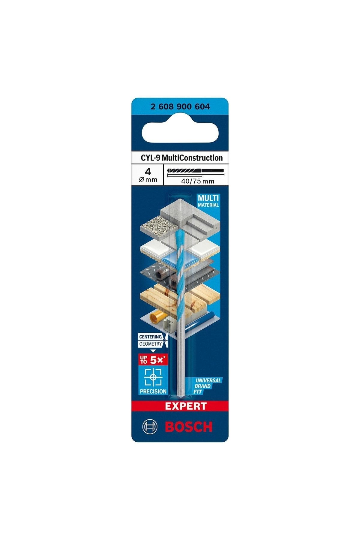 Bosch Expert Cyl-9 Multiconstruction Delme Ucu 4x40x75 Mm