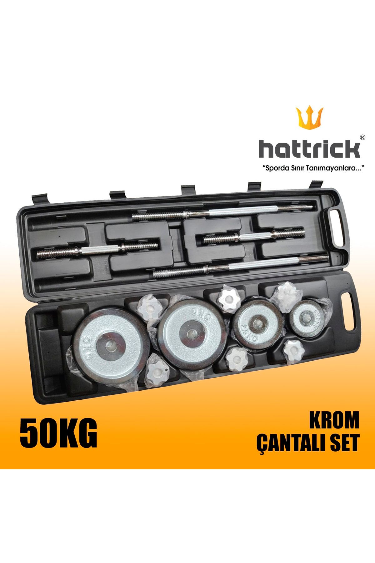 Hattrick HDK50 Krom Çantalı Set 50 Kg