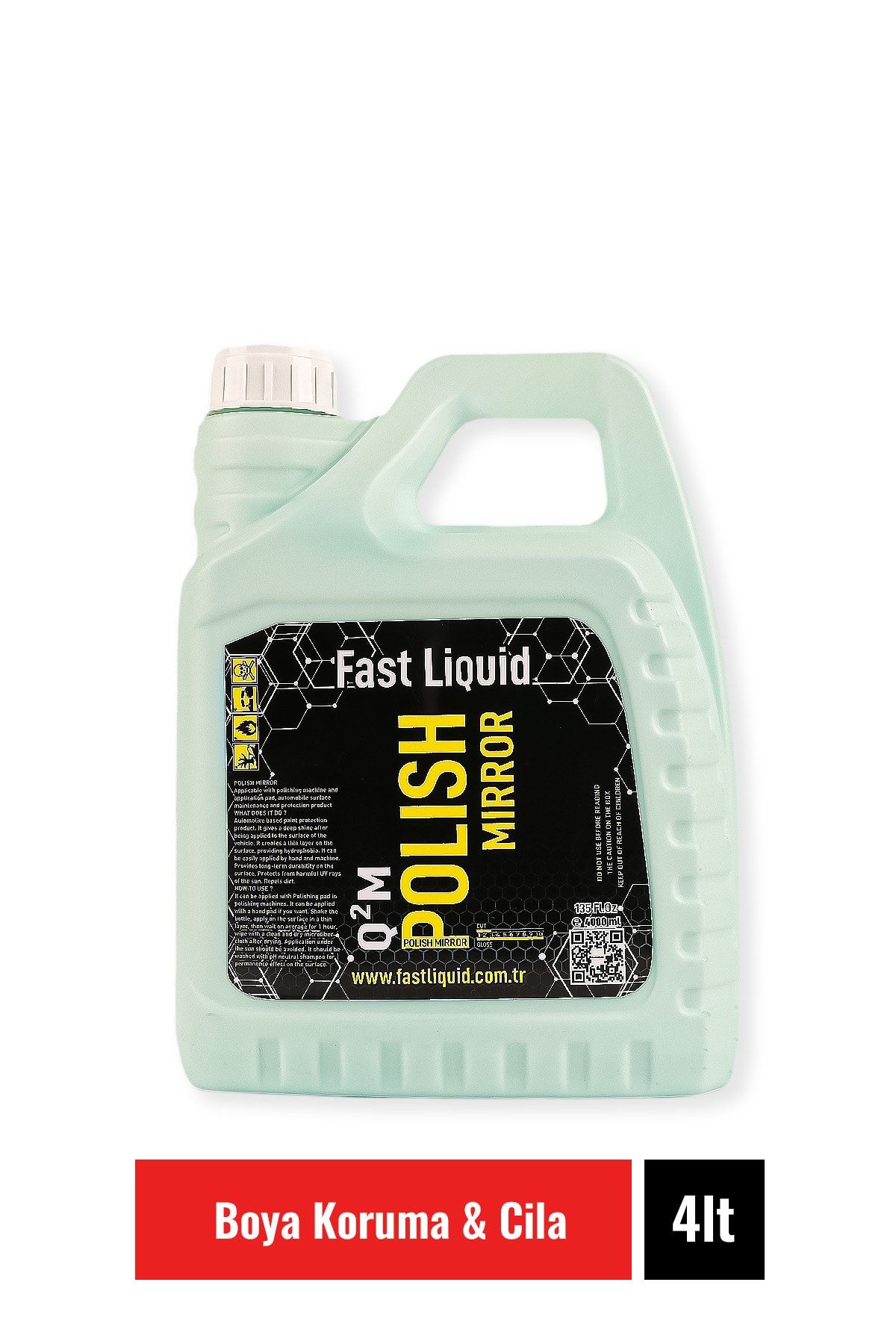 Fast Liquid Polısh Mırror 4 Lt - Boya Koruma Hare Giderici Cila Sio2 Katkılı