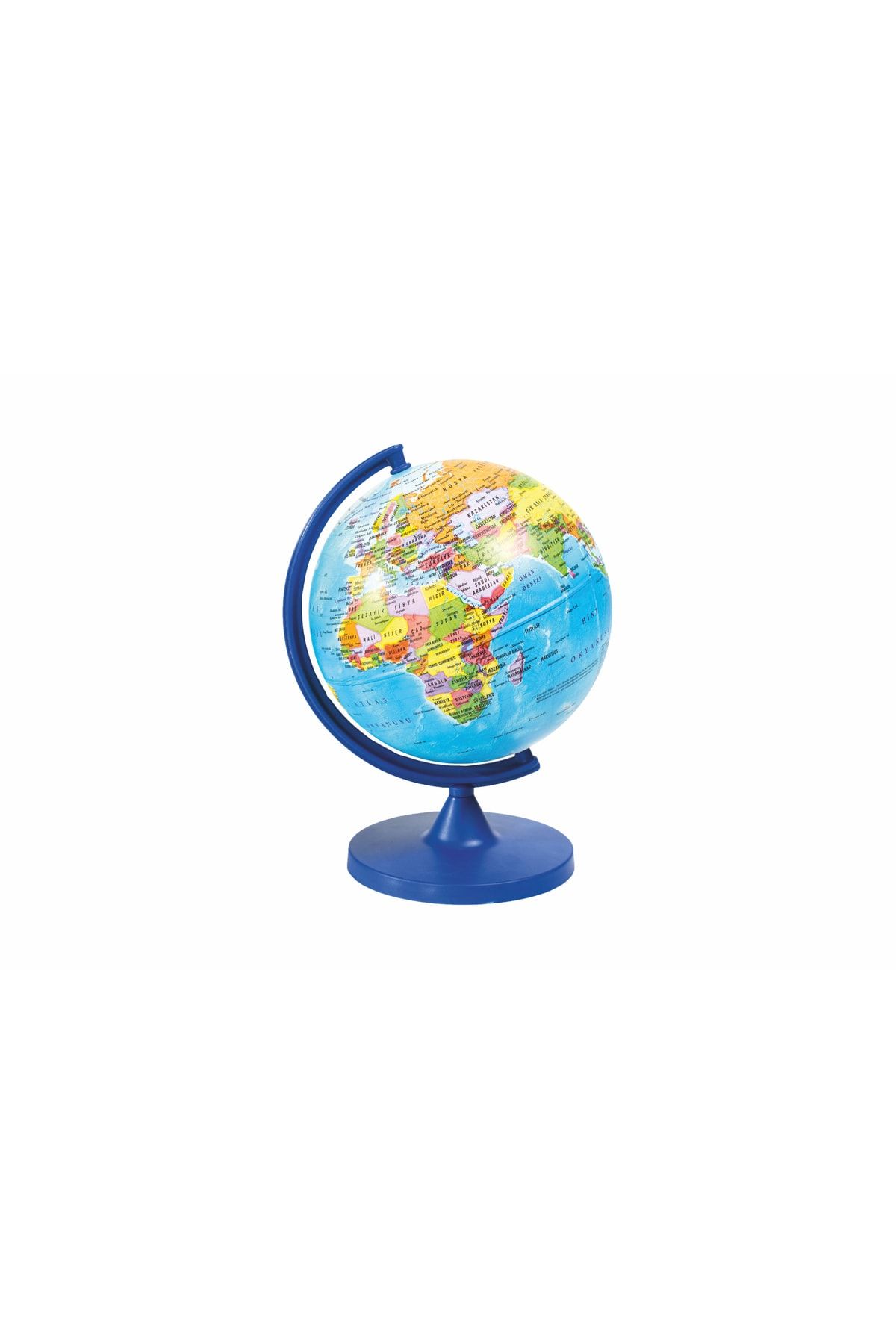 Artı Işıksız Siyasi Dünya Küre ( Yerküre ) 16 Cm