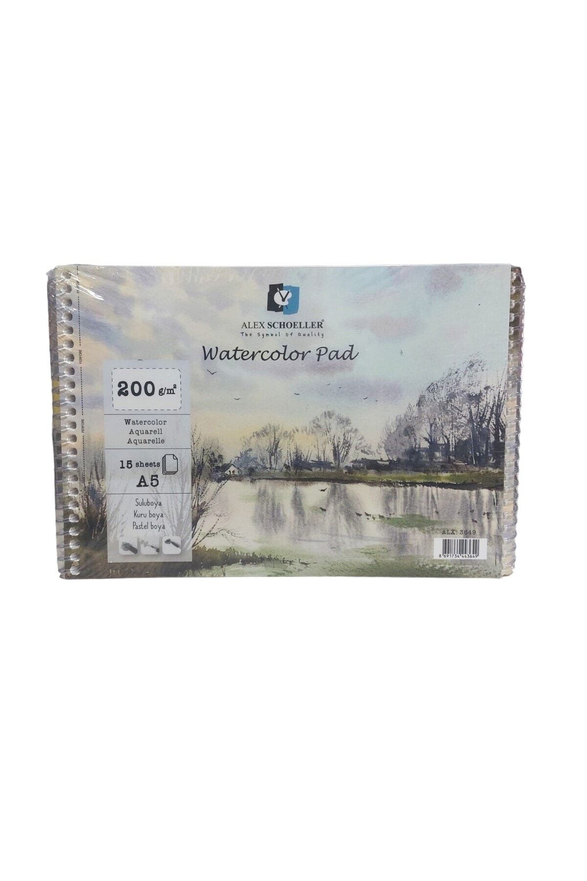 Schoellershammer Watercolor Pad Suluboya Defteri A5 200gr